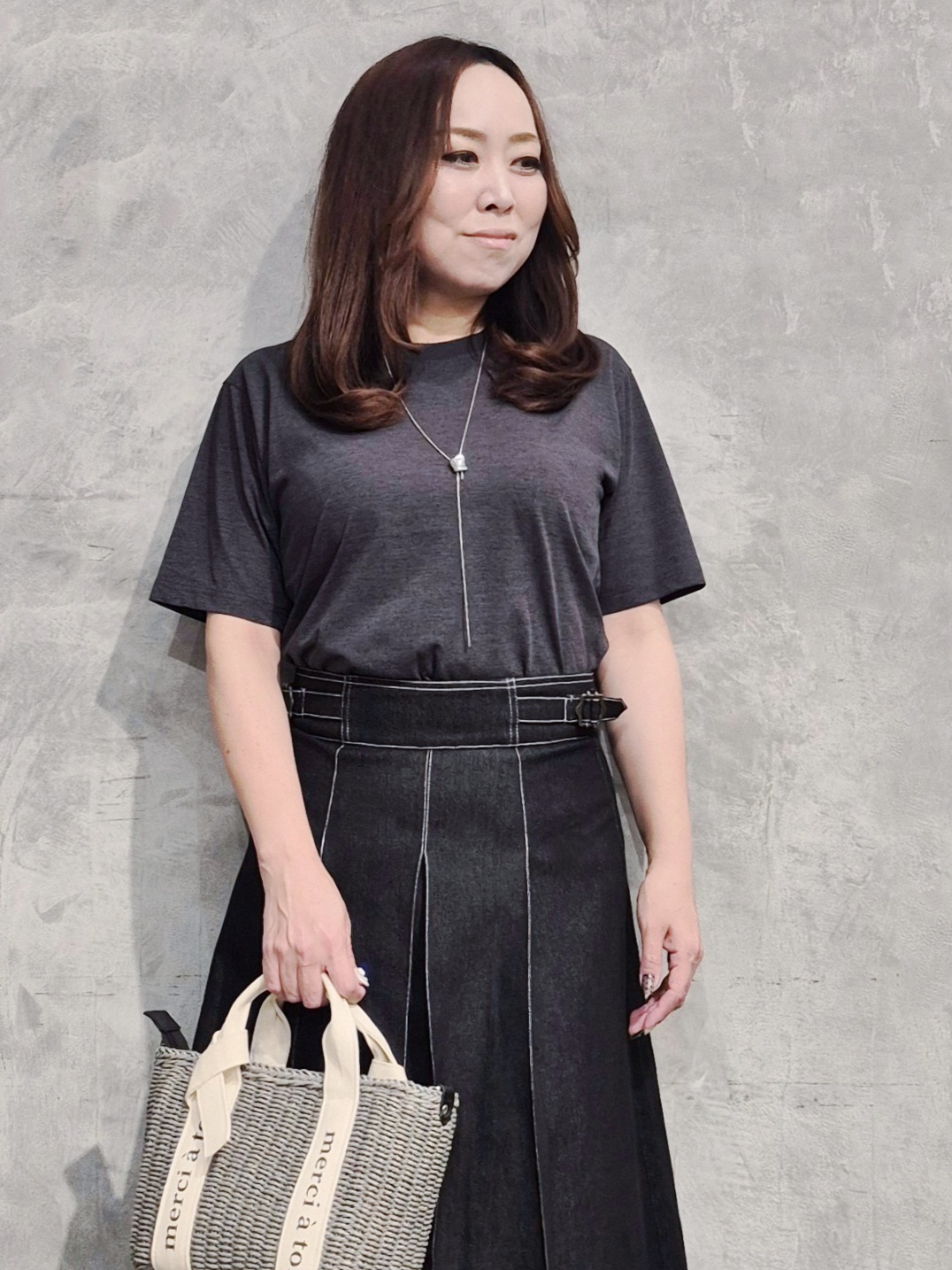 ひさえさんの「THE SHOP TK｜【新色追加＆再入荷!!】【吸水速乾/UV/透け防止/遮熱/接触冷感】BO-NO TEE/ボーノTシャ」を使ったコーディネート