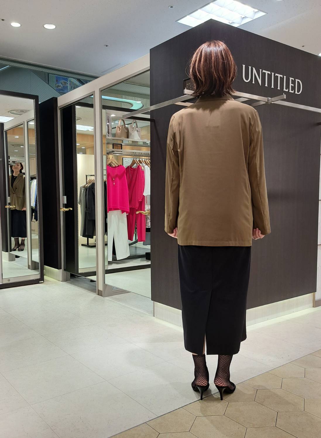 姉さんさんの「UNTITLED｜◆【セットアップ可/接触冷感/通気性】ドライシアーダブルジャケット」を使ったコーディネート