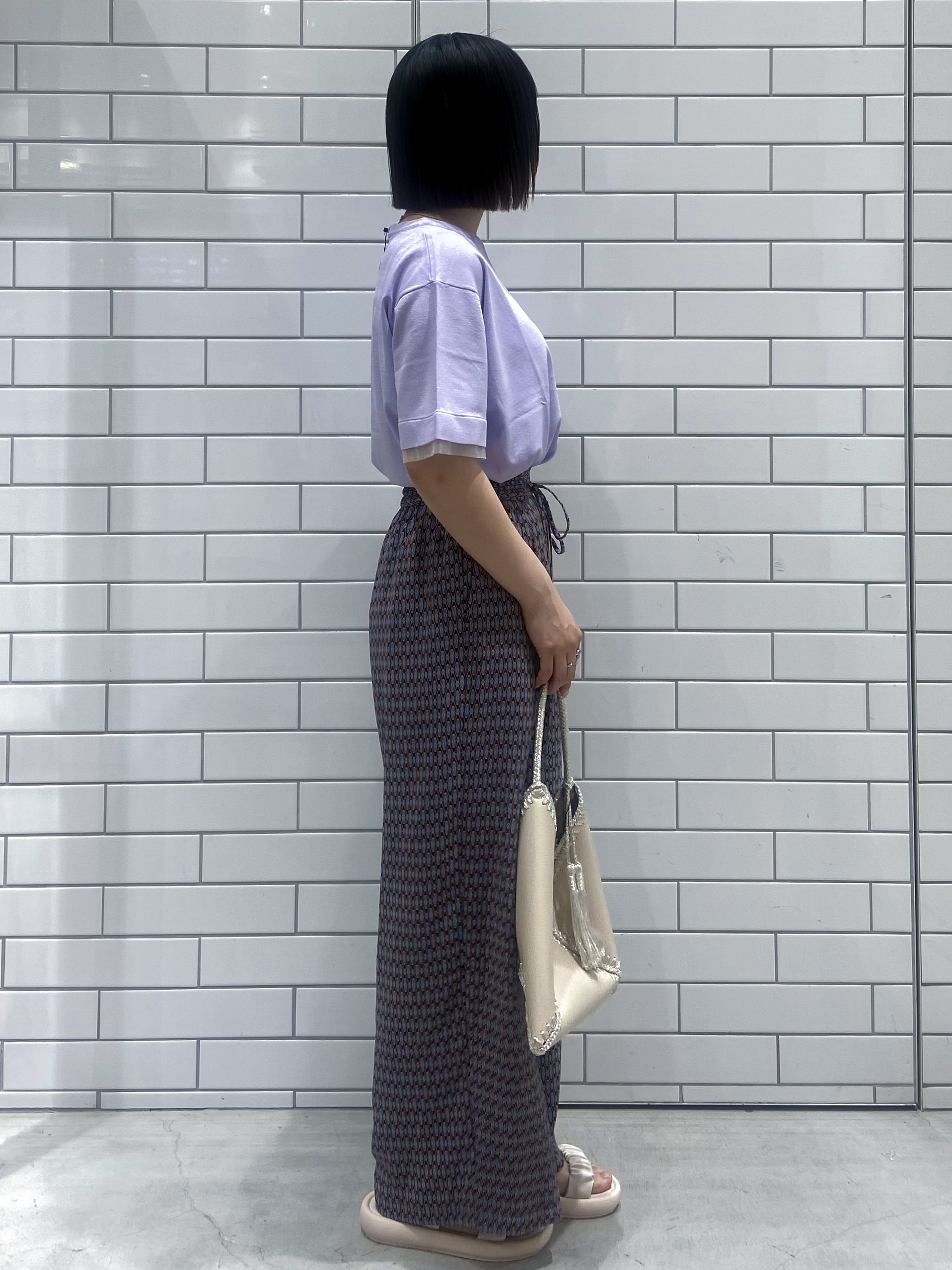 kimiさんの「OPAQUE.CLIP｜【UV／接触冷感／抗ピル】シアー＆レイヤード風さらりニット《洗濯機OK》」を使ったコーディネート