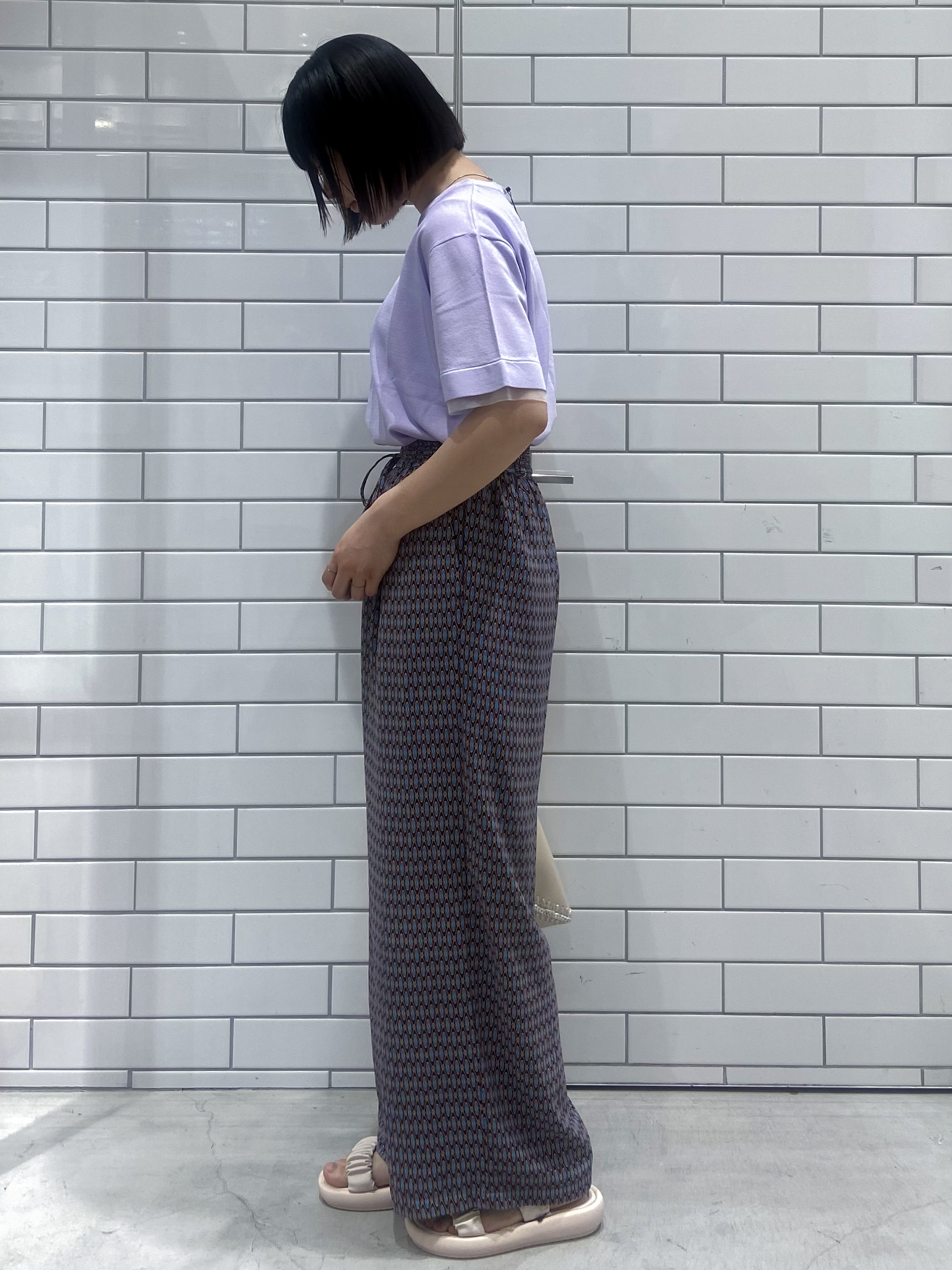 kimiさんの「OPAQUE.CLIP｜【UV／接触冷感／抗ピル】シアー＆レイヤード風さらりニット《洗濯機OK》」を使ったコーディネート