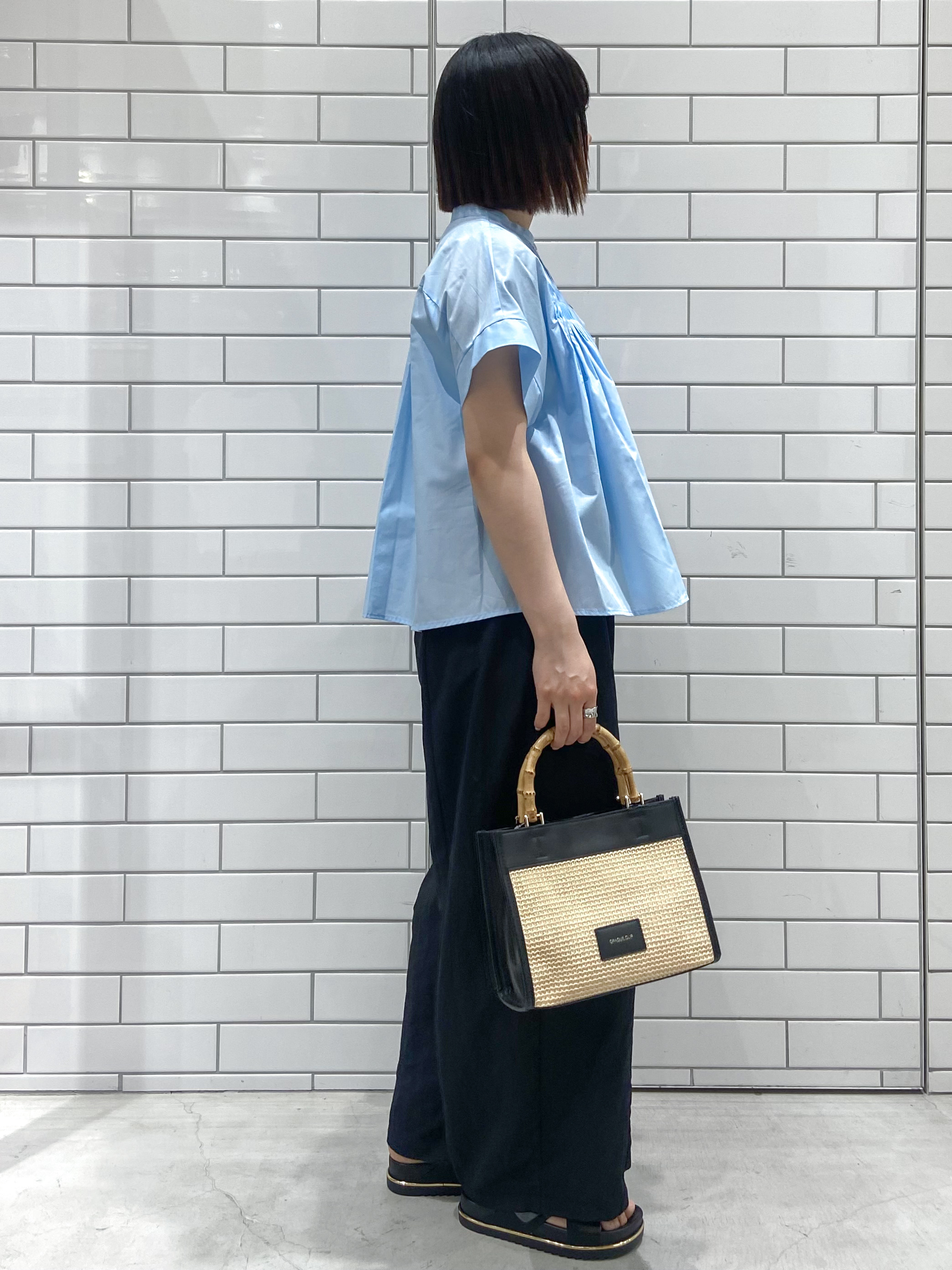 kimiさんの「OPAQUE.CLIP｜ピンタックブラウス【洗濯機OK／イージーアイロン】」を使ったコーディネート