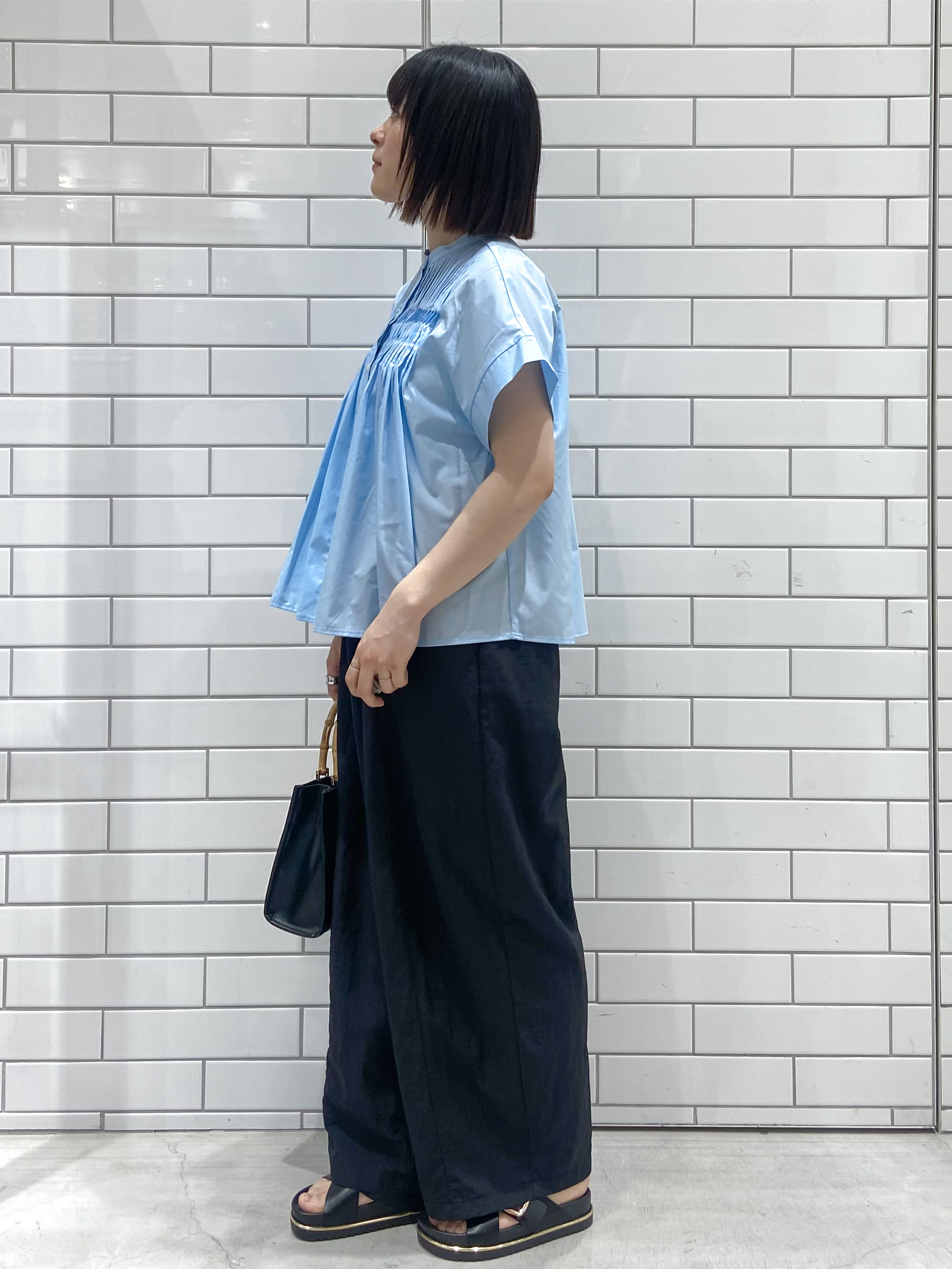 kimiさんの「OPAQUE.CLIP｜ピンタックブラウス【洗濯機OK／イージーアイロン】」を使ったコーディネート