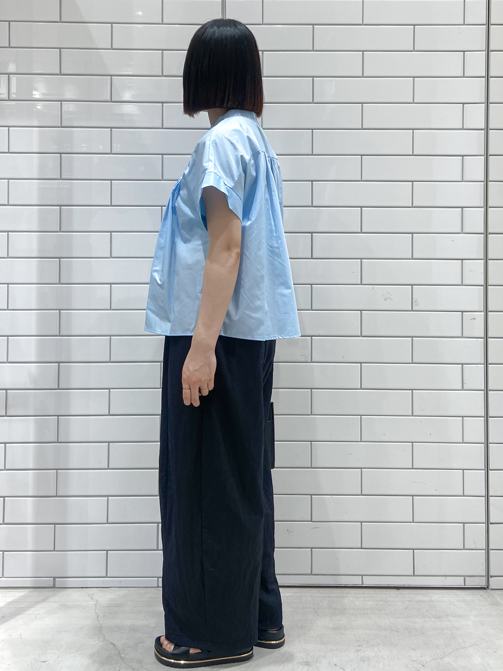 kimiさんの「OPAQUE.CLIP｜ピンタックブラウス【洗濯機OK／イージーアイロン】」を使ったコーディネート