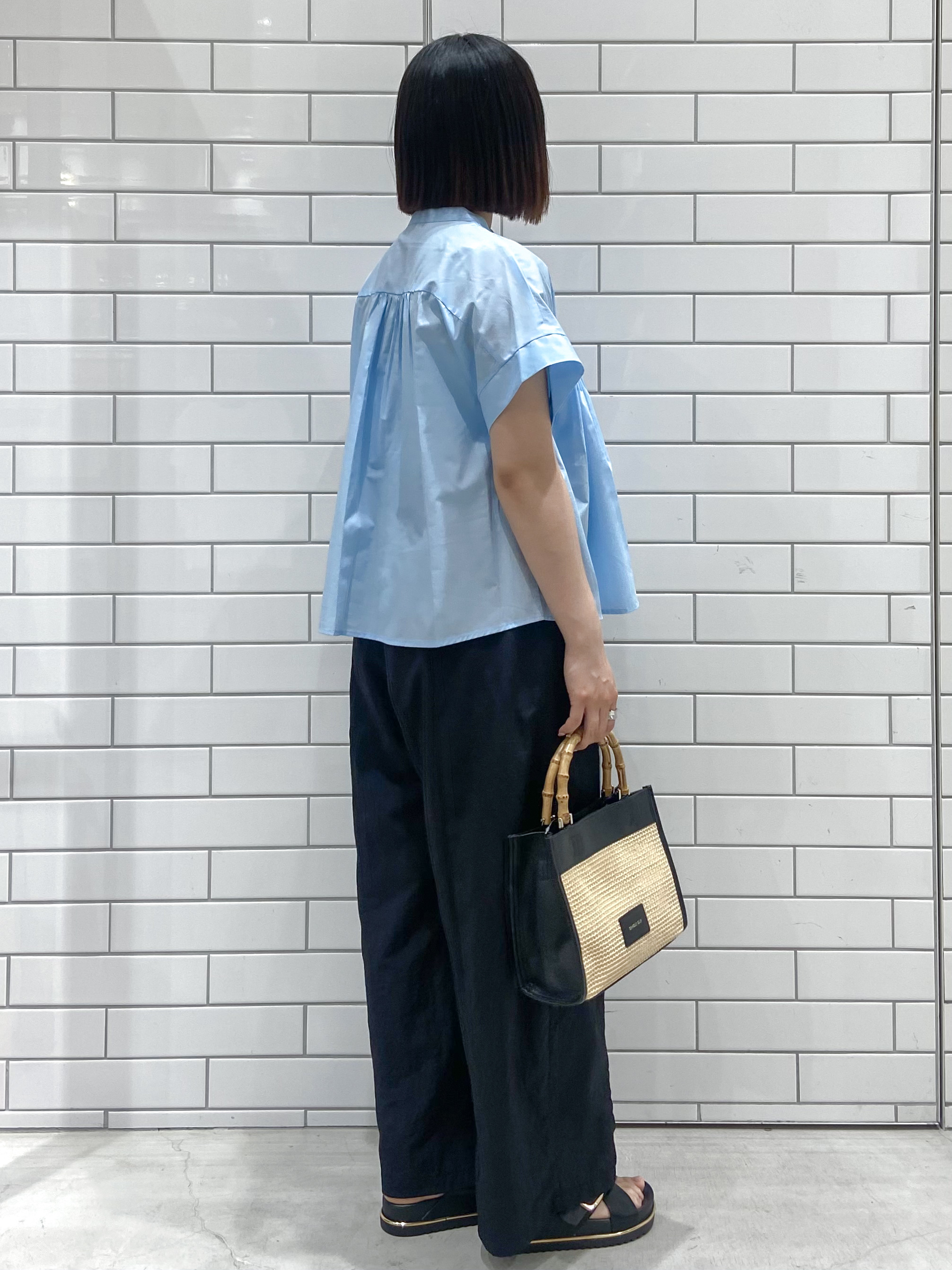 kimiさんの「OPAQUE.CLIP｜ピンタックブラウス【洗濯機OK／イージーアイロン】」を使ったコーディネート
