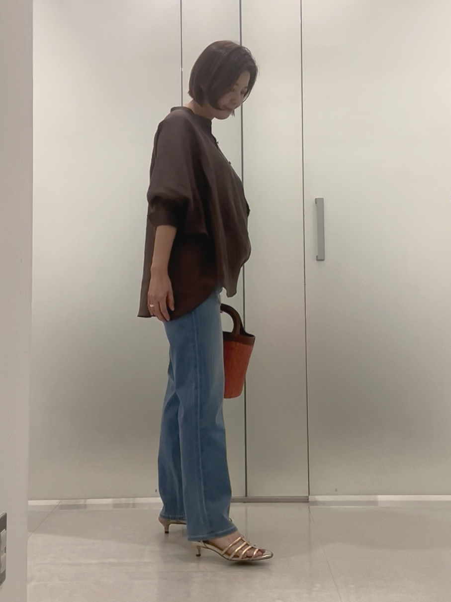 まどかさんの「UNTITLED｜【麻100】リネンドルマンシャツ」を使ったコーディネート