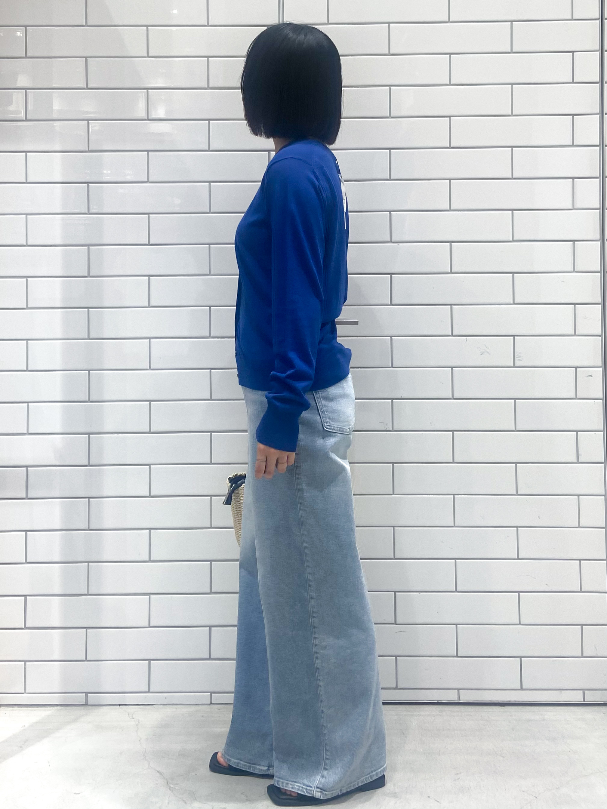 kimiさんの「OPAQUE.CLIP｜クルーネックニットカーディガン【洗える／抗ピル】」を使ったコーディネート