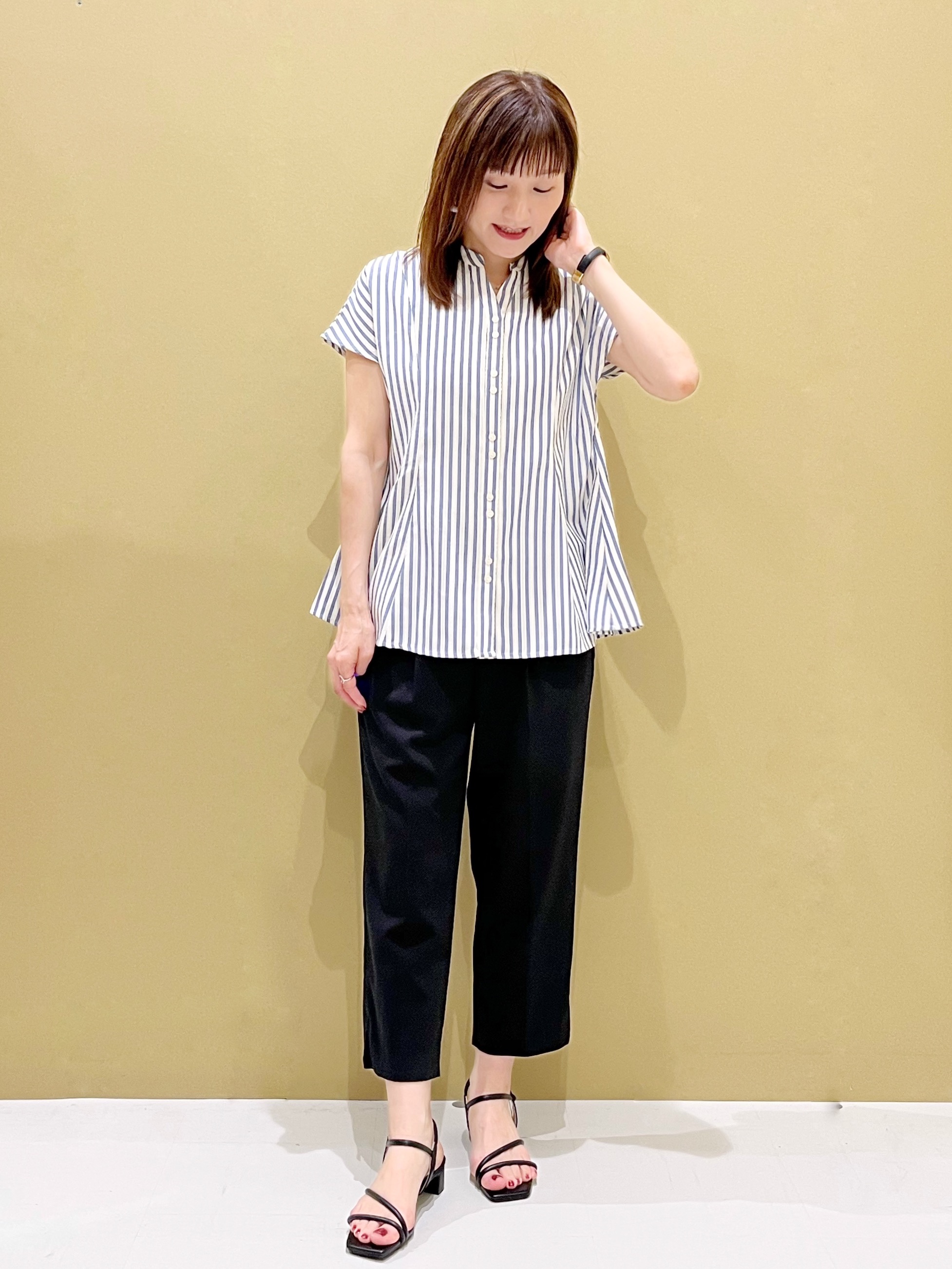 yukariさんの「OPAQUE.CLIP｜【接触冷感】ニットカーディガン《洗濯機OK／抗ピリング》」を使ったコーディネート