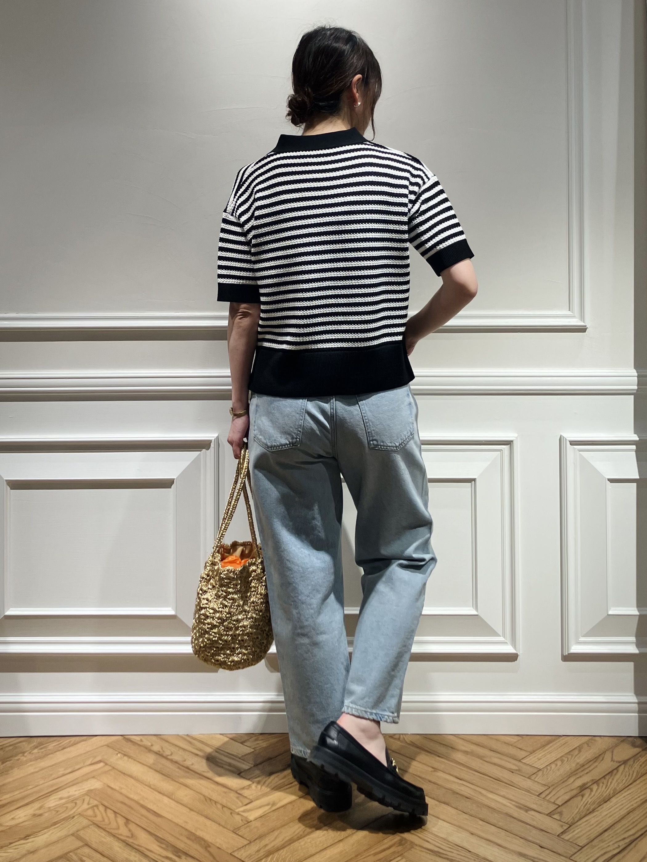 TSUKUIさんの「DRESSTERIOR｜RED CARD TOKYO（レッドカードトーキョー）JAZZルーズテーパードデニムパンツ」を使ったコーディネート