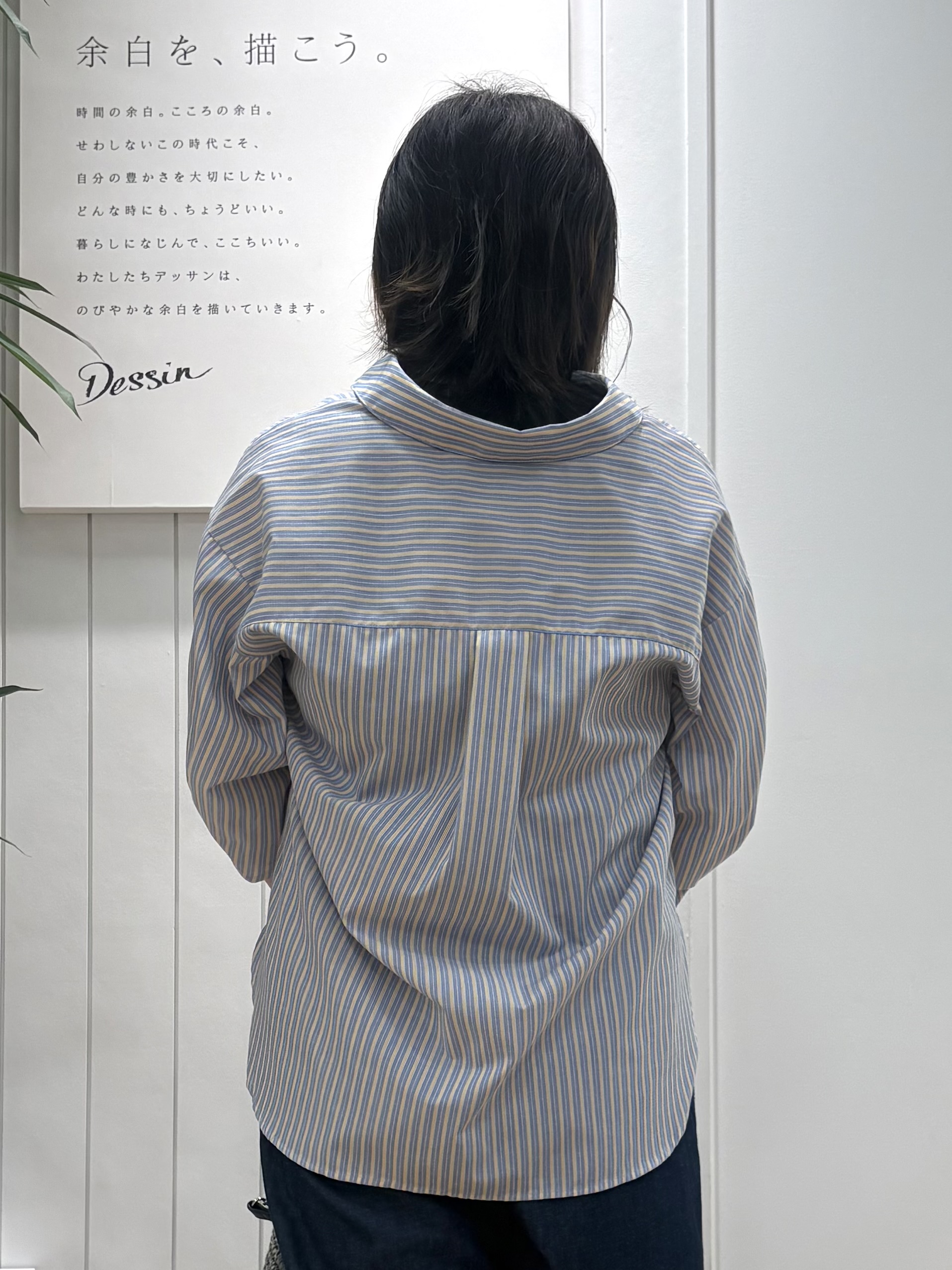 tomokoさんの「Dessin｜【洗える】スキッパーシャツブラウス」を使ったコーディネート