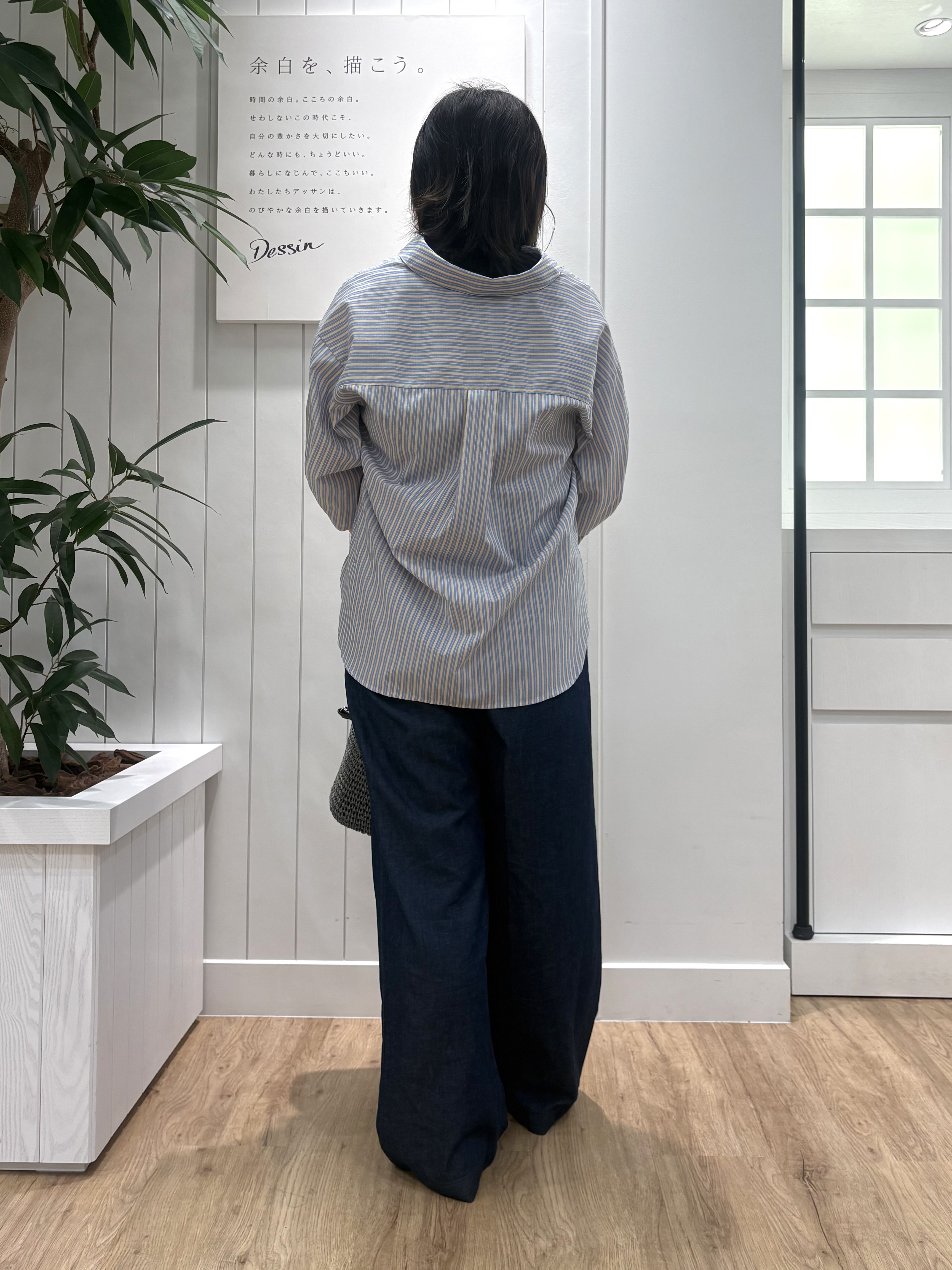 tomokoさんの「Dessin｜【洗える】スキッパーシャツブラウス」を使ったコーディネート