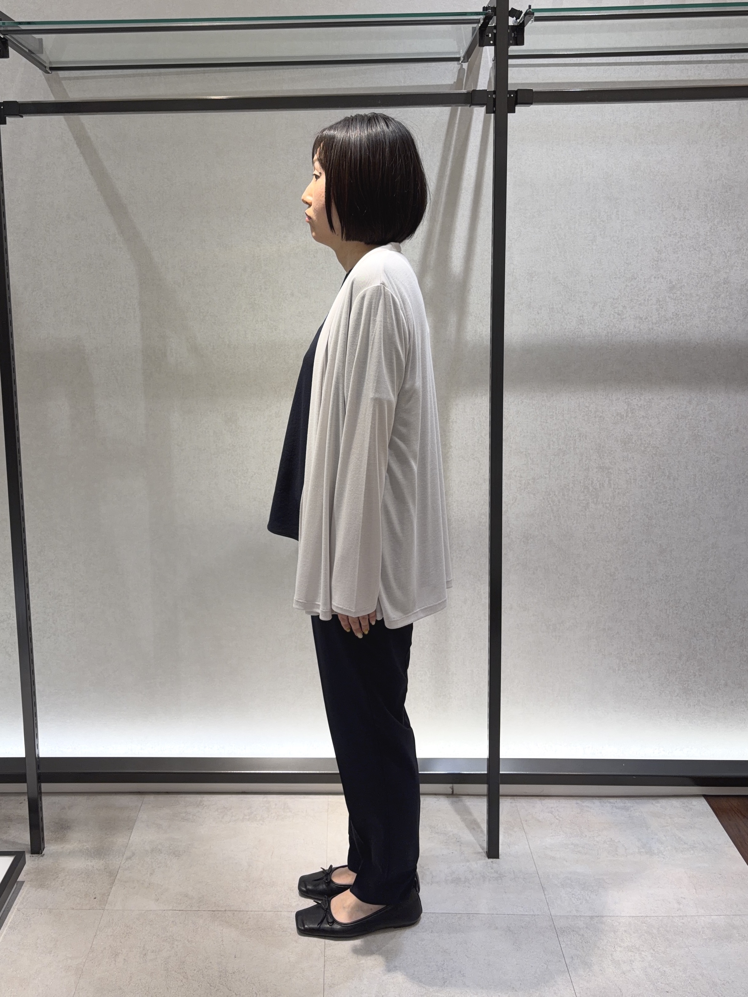 わたなべさんの「UNTITLED｜【接触冷感/UVカット/遮熱機能】フライスジャージカーディガン」を使ったコーディネート