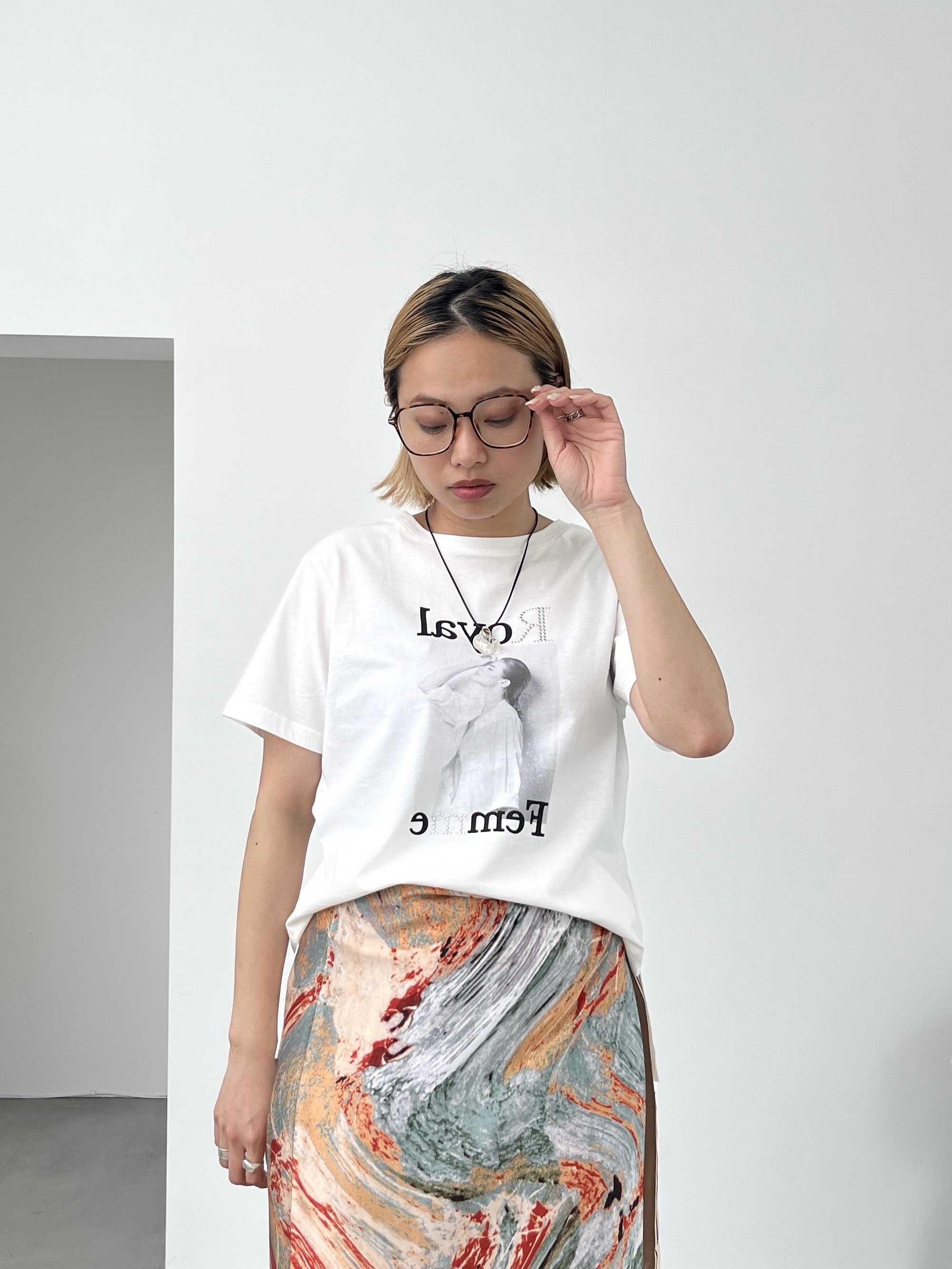 Harukaさんの「INDIVI｜タイポグラフィTシャツ【接触冷感】」を使ったコーディネート