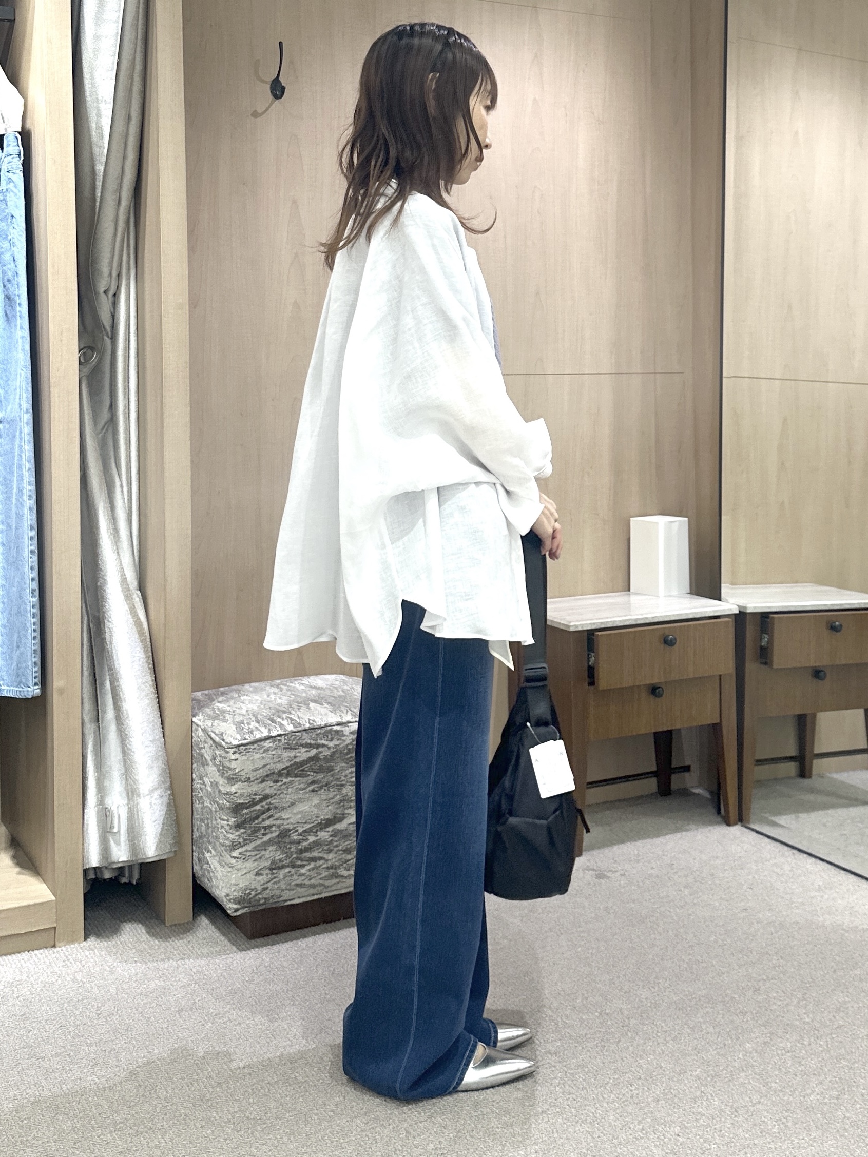 Miwaさんの「UNTITLED｜【麻100】リネンドルマンシャツ」を使ったコーディネート