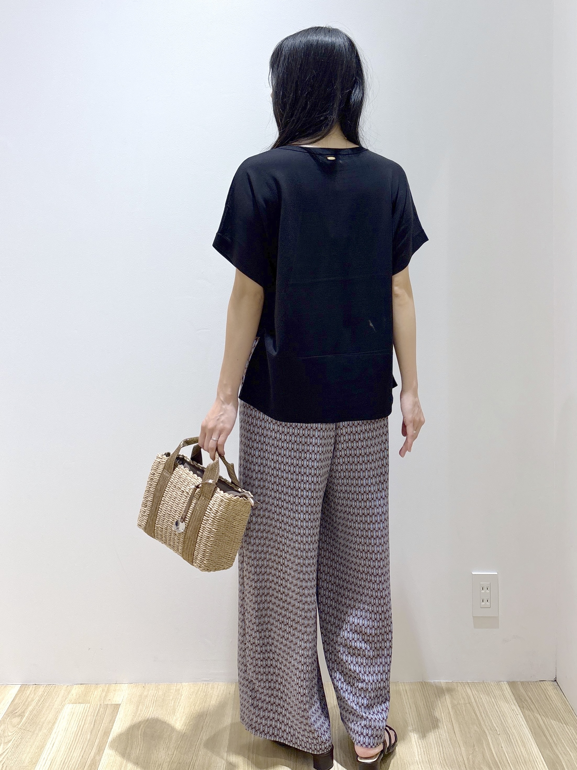 sachikoさんの「OPAQUE.CLIP｜ドライタッチドルマンニット【洗濯機OK】」を使ったコーディネート