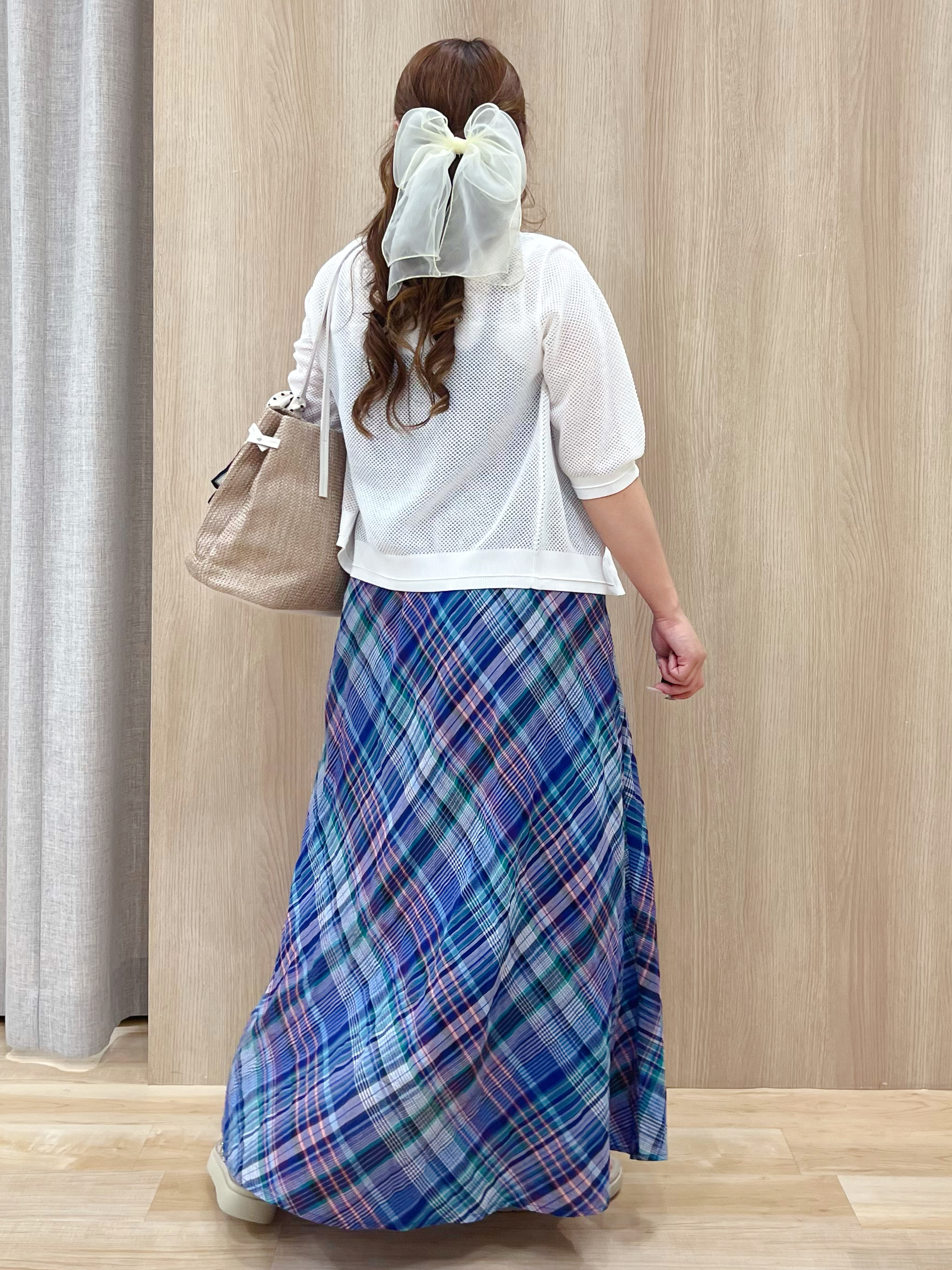 みことさんの「grove｜【洗える】透けない、大人のメッシュカーディガン」を使ったコーディネート