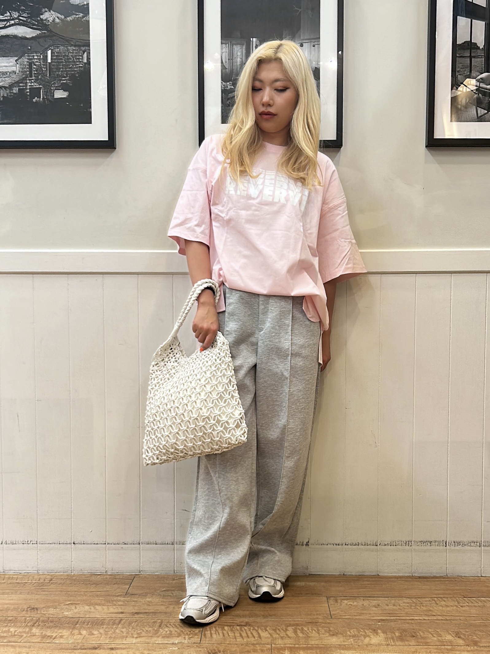あんこさんの「SHOO･LA･RUE｜【体型カバー】ゆるっとBIGアソートTシャツ」を使ったコーディネート