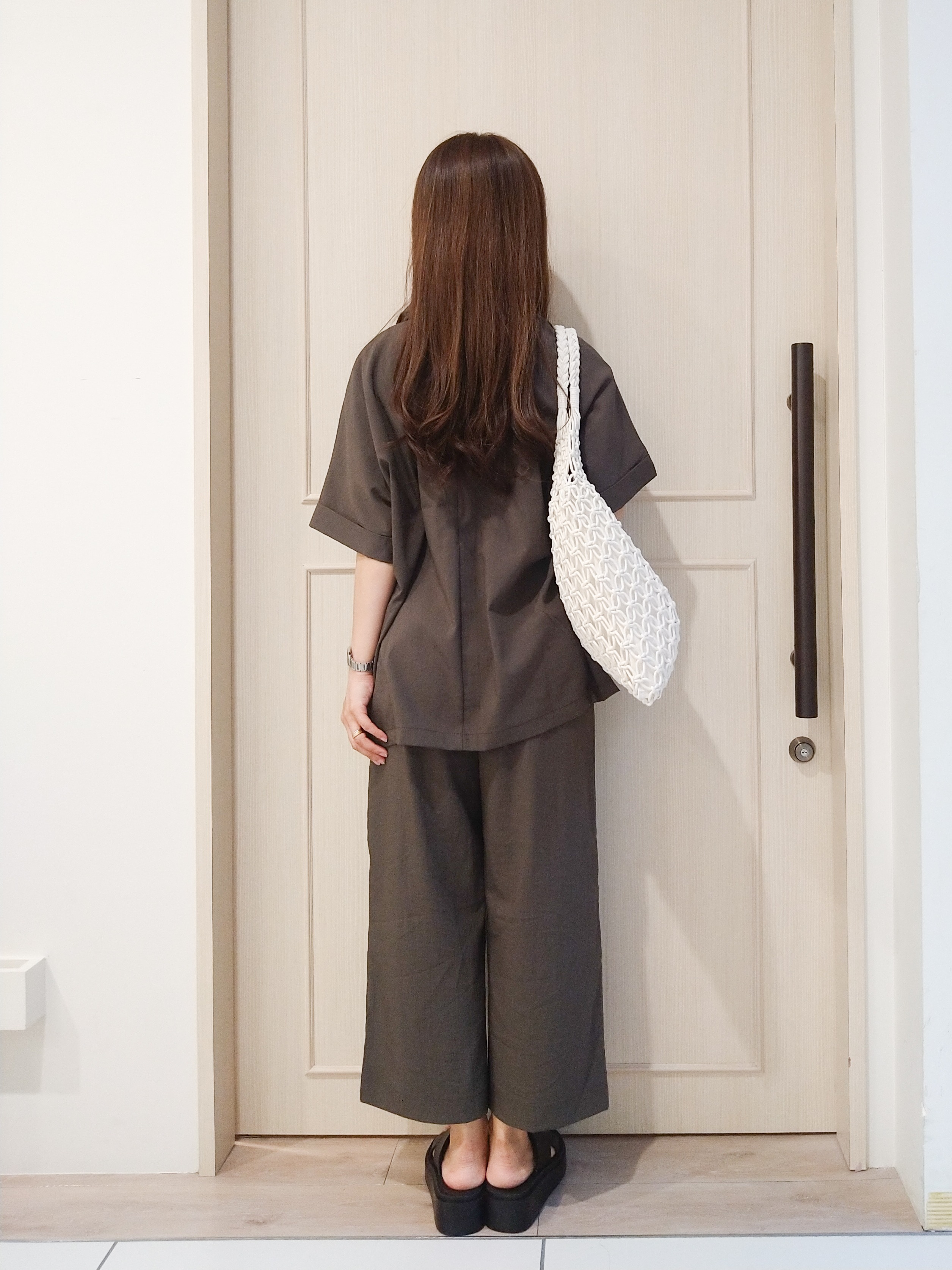 mi-saさんの「SHOO･LA･RUE｜【高レビュー/洗濯機可/セットアップ可】軽凛(かろりん) 半袖ジャケット」を使ったコーディネート