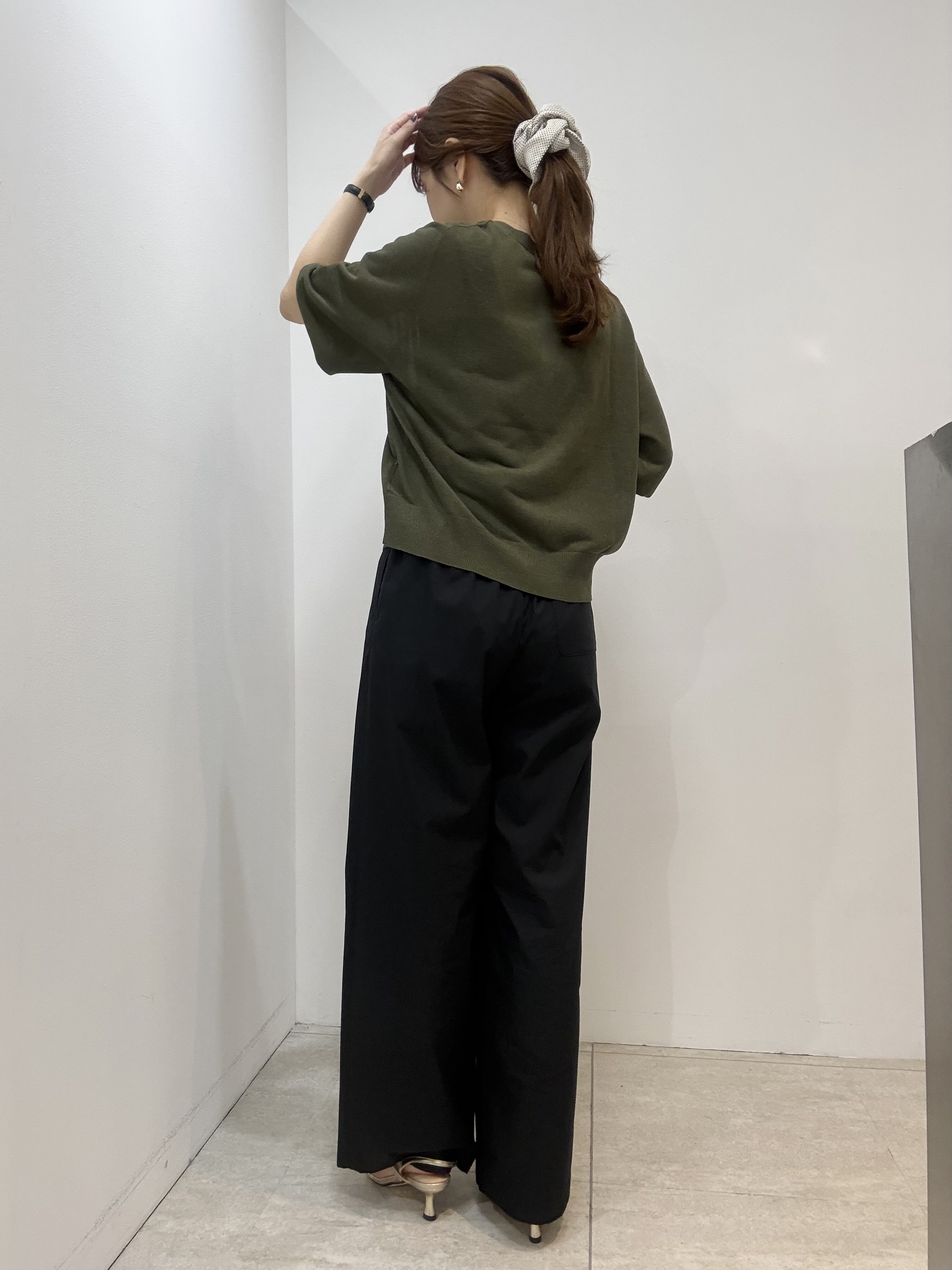 かなえさんの「UNTITLED｜【アンサンブル可/シアー】リネンエステルカーディガン」を使ったコーディネート