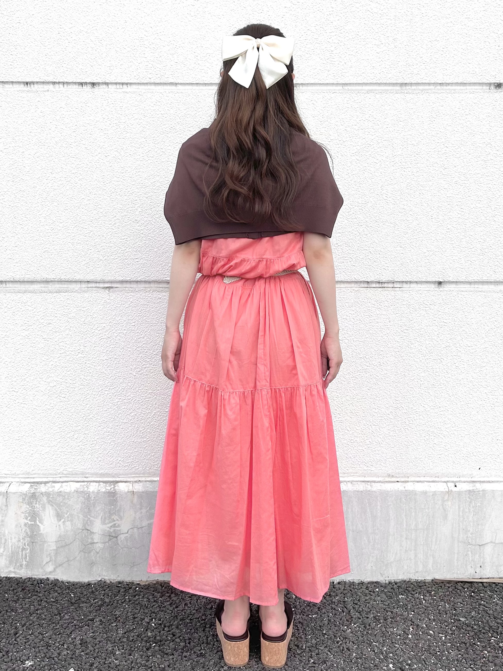 えぬさんの「OPAQUE.CLIP｜【UV／接触冷感】Vネックリラクシーニットカーディガン《洗濯機OK／抗ピル》」を使ったコーディネート