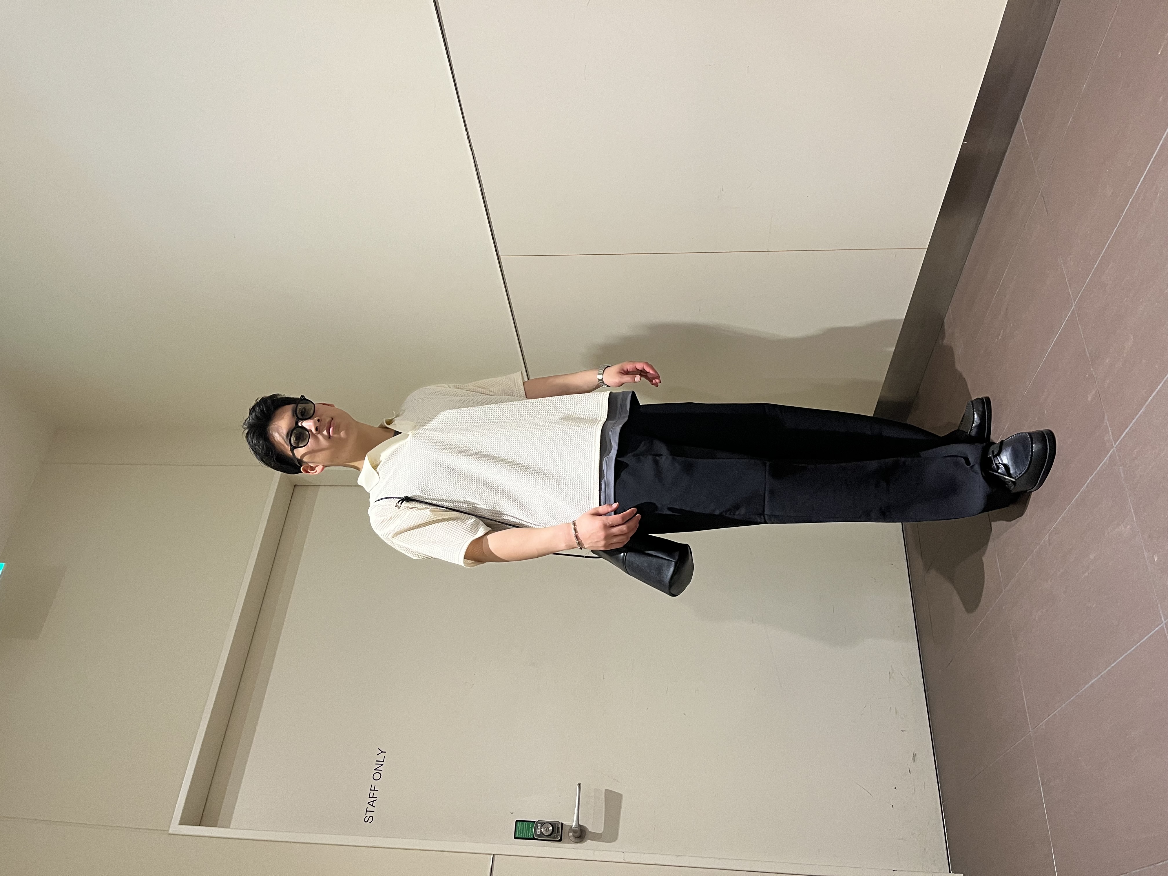 RITSUKIさんの「tk.TAKEO KIKUCHI｜◆【ソフトタッチ】ルーズスキッパーポロシャツ/ソフト肌触り/オーバーサイズ/ルーズ/ドロップショルダ」を使ったコーディネート