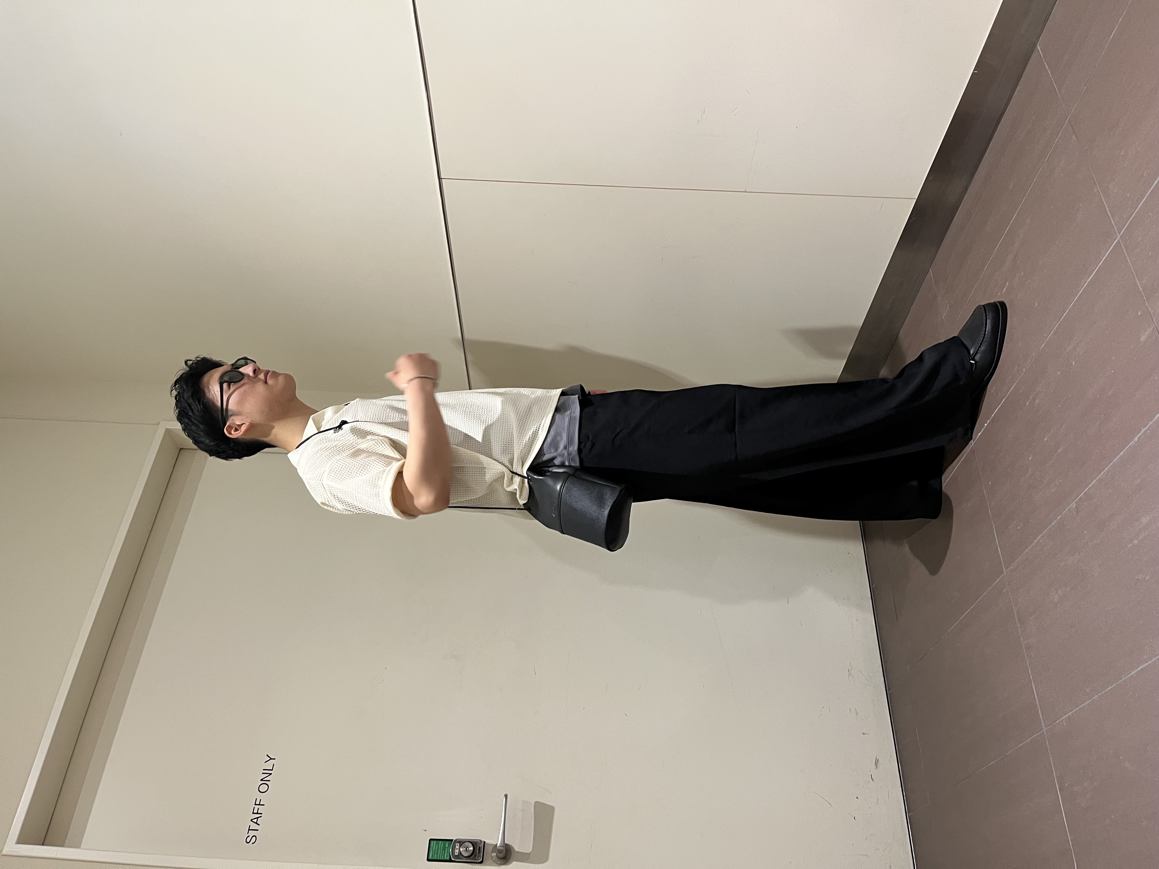RITSUKIさんの「tk.TAKEO KIKUCHI｜◆【ソフトタッチ】ルーズスキッパーポロシャツ/ソフト肌触り/オーバーサイズ/ルーズ/ドロップショルダ」を使ったコーディネート