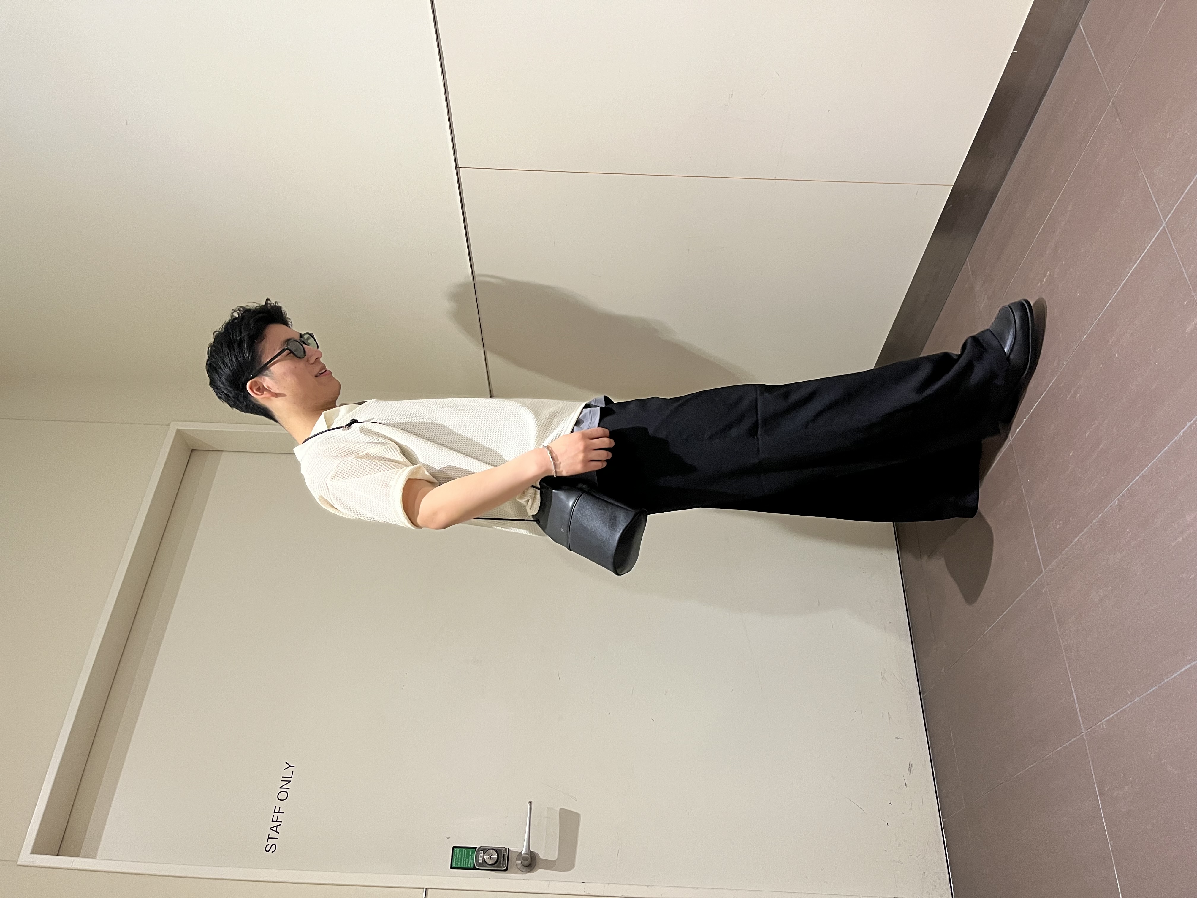 RITSUKIさんの「tk.TAKEO KIKUCHI｜◆【ソフトタッチ】ルーズスキッパーポロシャツ/ソフト肌触り/オーバーサイズ/ルーズ/ドロップショルダ」を使ったコーディネート