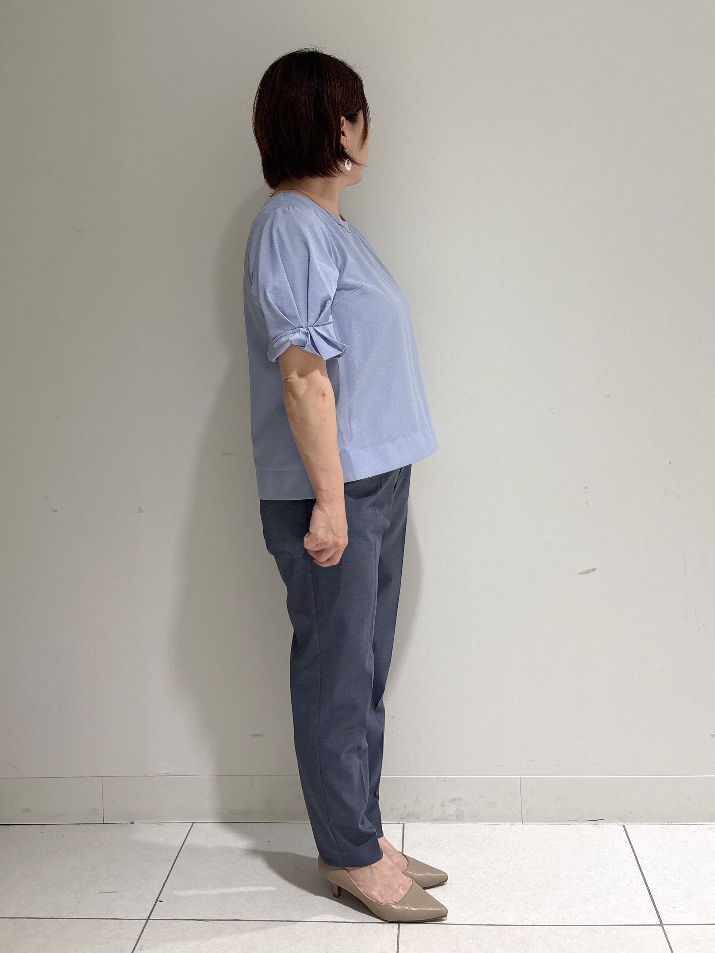 michiさんの「index｜【接触冷感／吸水速乾】セットアップ対応ストレッチテーラードジャケット《イージーアイロン／洗濯機OK／」を使ったコーディネート