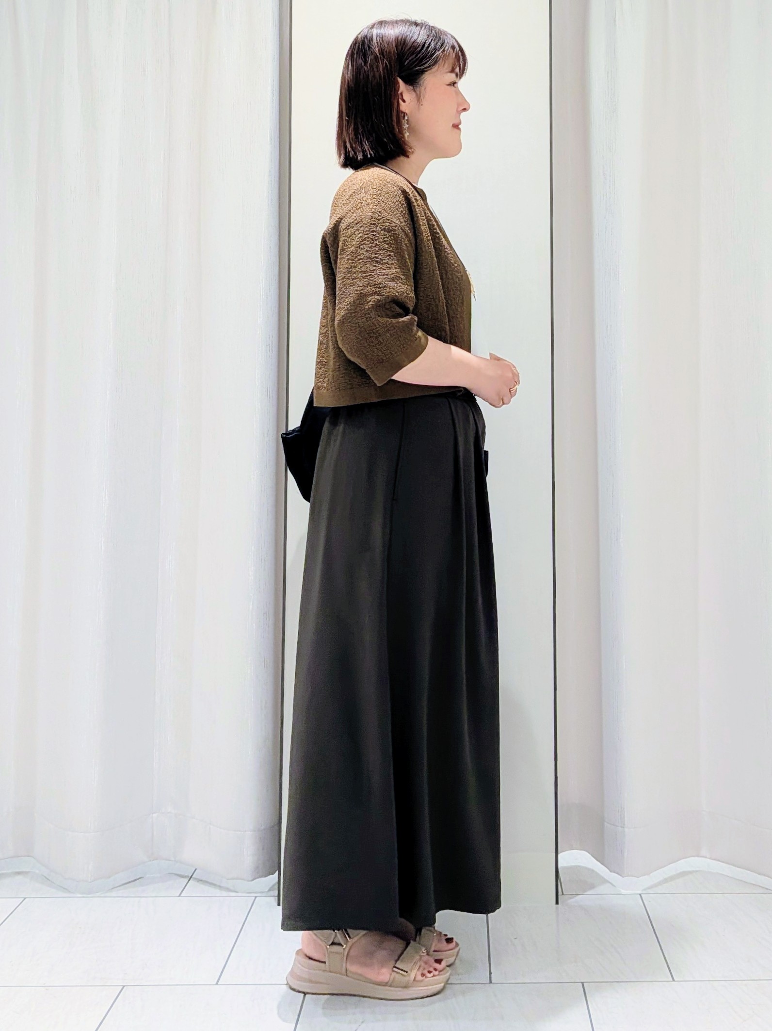 Onumaさんの「UNTITLED｜コットンロゴTシャツ」を使ったコーディネート