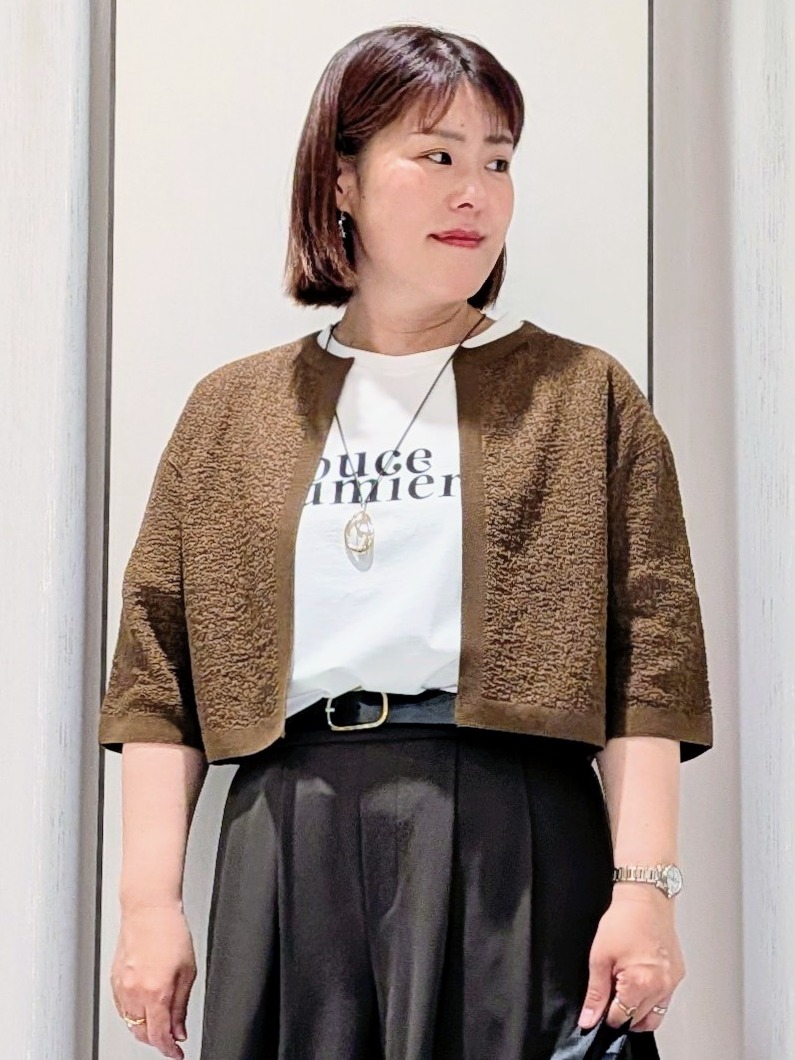 Onumaさんの「UNTITLED｜コットンロゴTシャツ」を使ったコーディネート