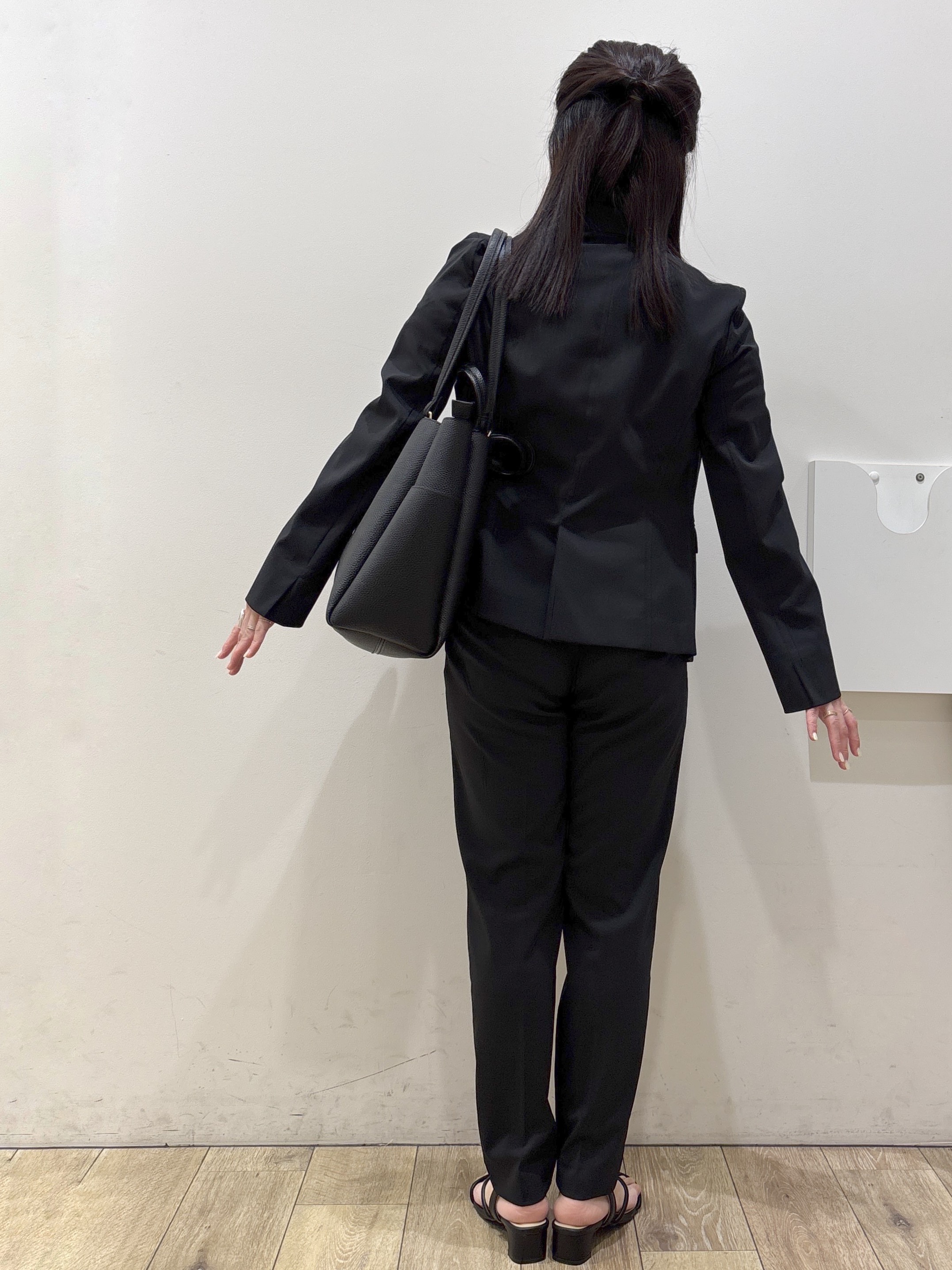 mameさんの「index｜【接触冷感／吸水速乾】セットアップ対応ストレッチテーラードジャケット《イージーアイロン／洗濯機OK／」を使ったコーディネート