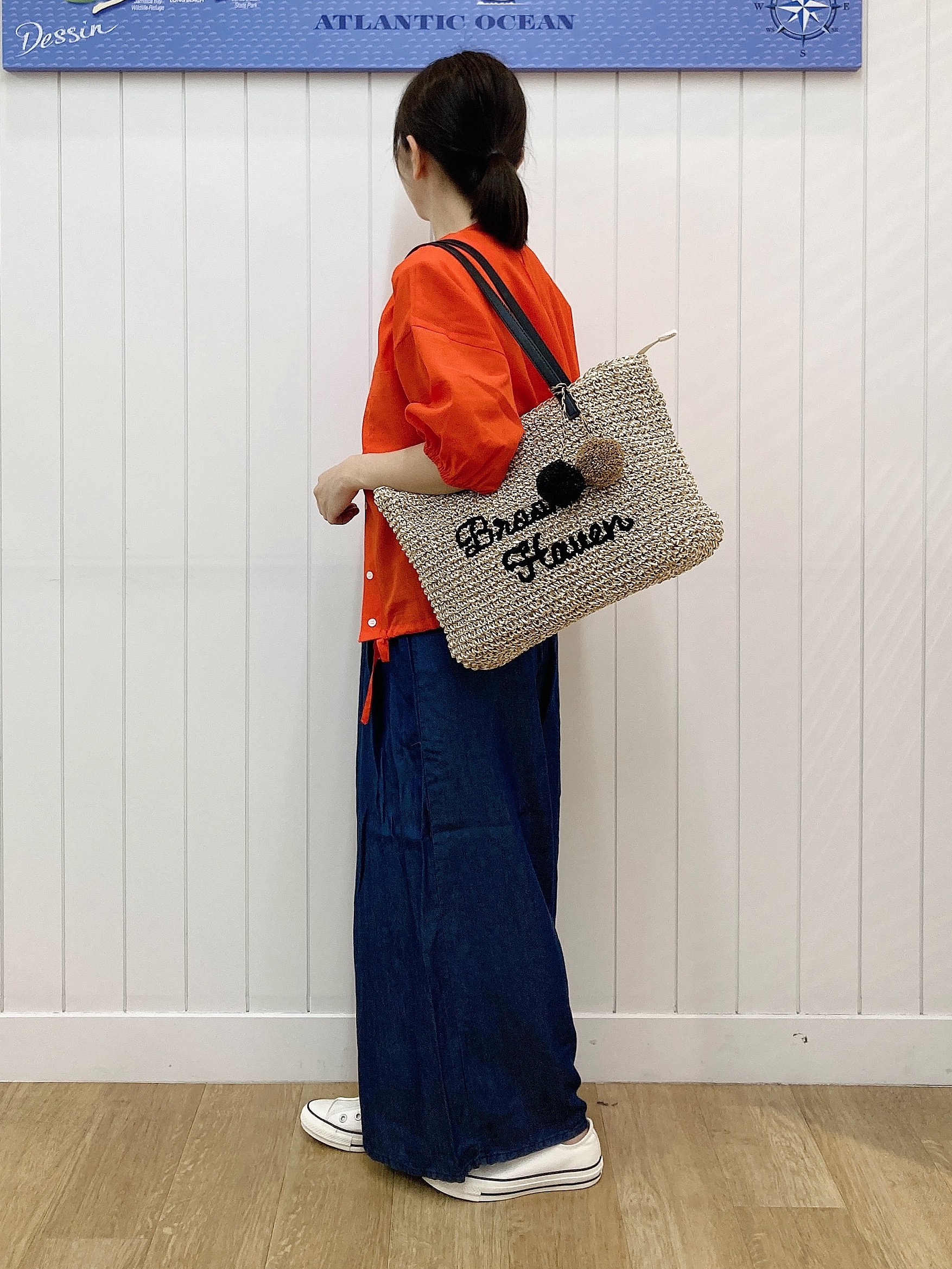 yoshiさんの「Dessin｜【高通気/セットアップ可】ハーフスリーブドロストシャツブラウス」を使ったコーディネート