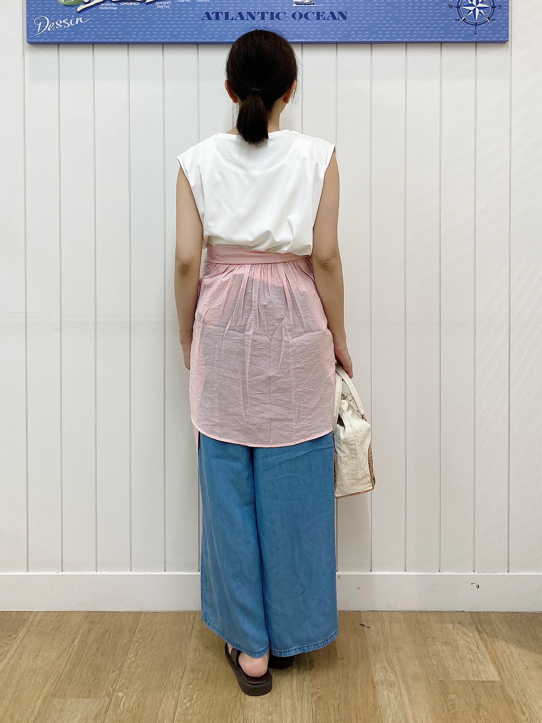 yoshiさんの「Dessin｜エアリーシアーブラウス」を使ったコーディネート