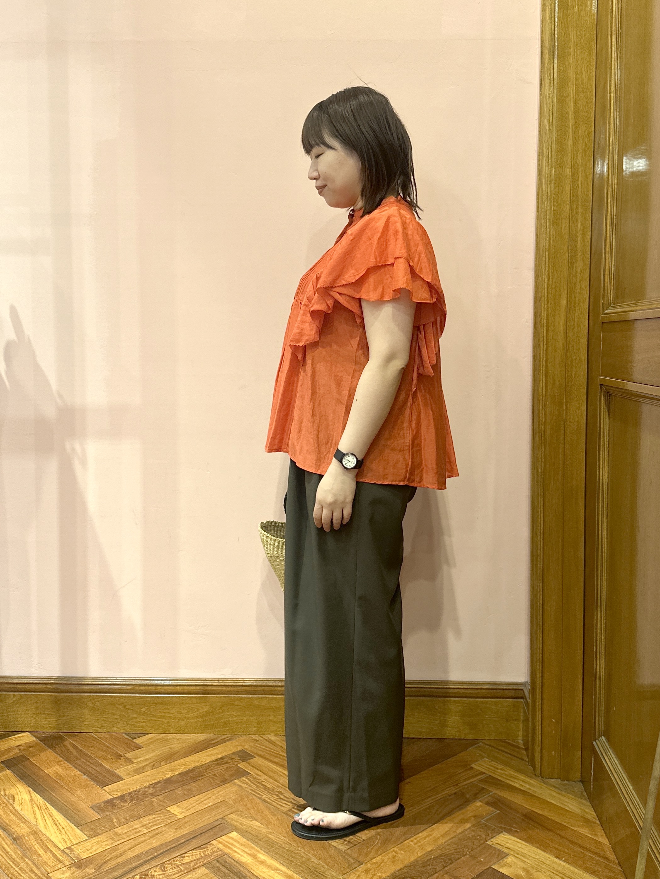 komatsuさんの「DRESSTERIOR｜【接触冷感】イージーケアー クールタッチ ワイドパンツ」を使ったコーディネート