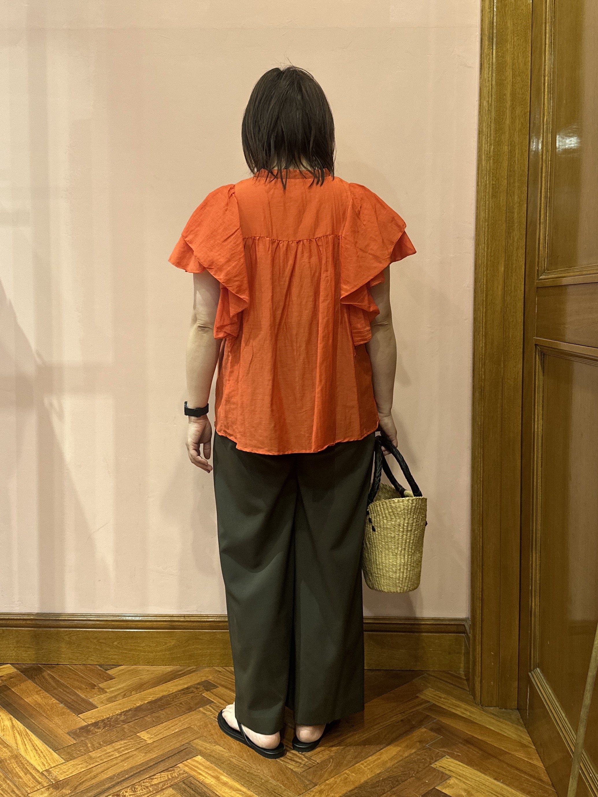 komatsuさんの「DRESSTERIOR｜【接触冷感】イージーケアー クールタッチ ワイドパンツ」を使ったコーディネート