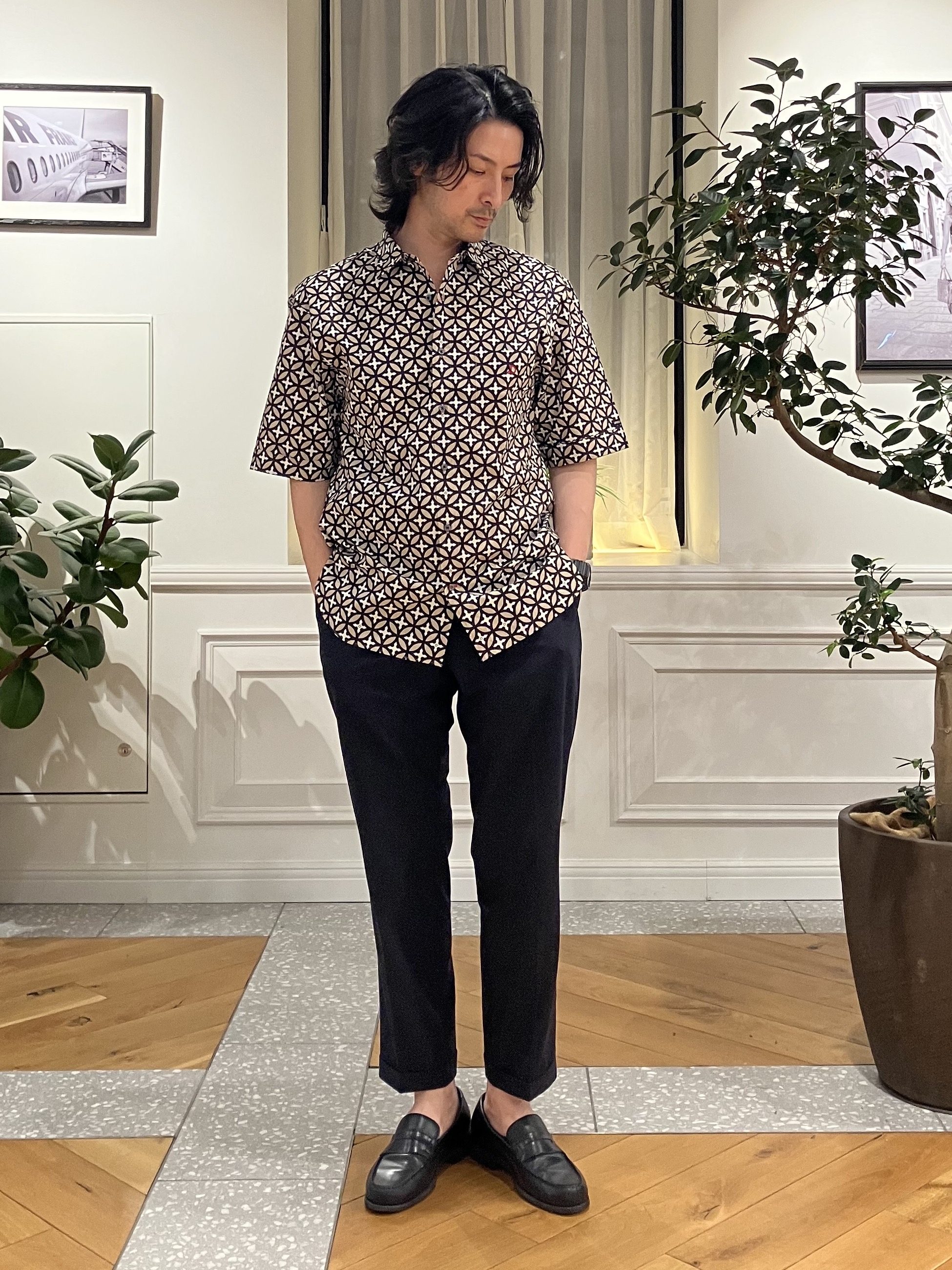 junyaさんの「DRESSTERIOR｜【セットアップ可】クールタッチ クイックドライ SET UP パンツ」を使ったコーディネート