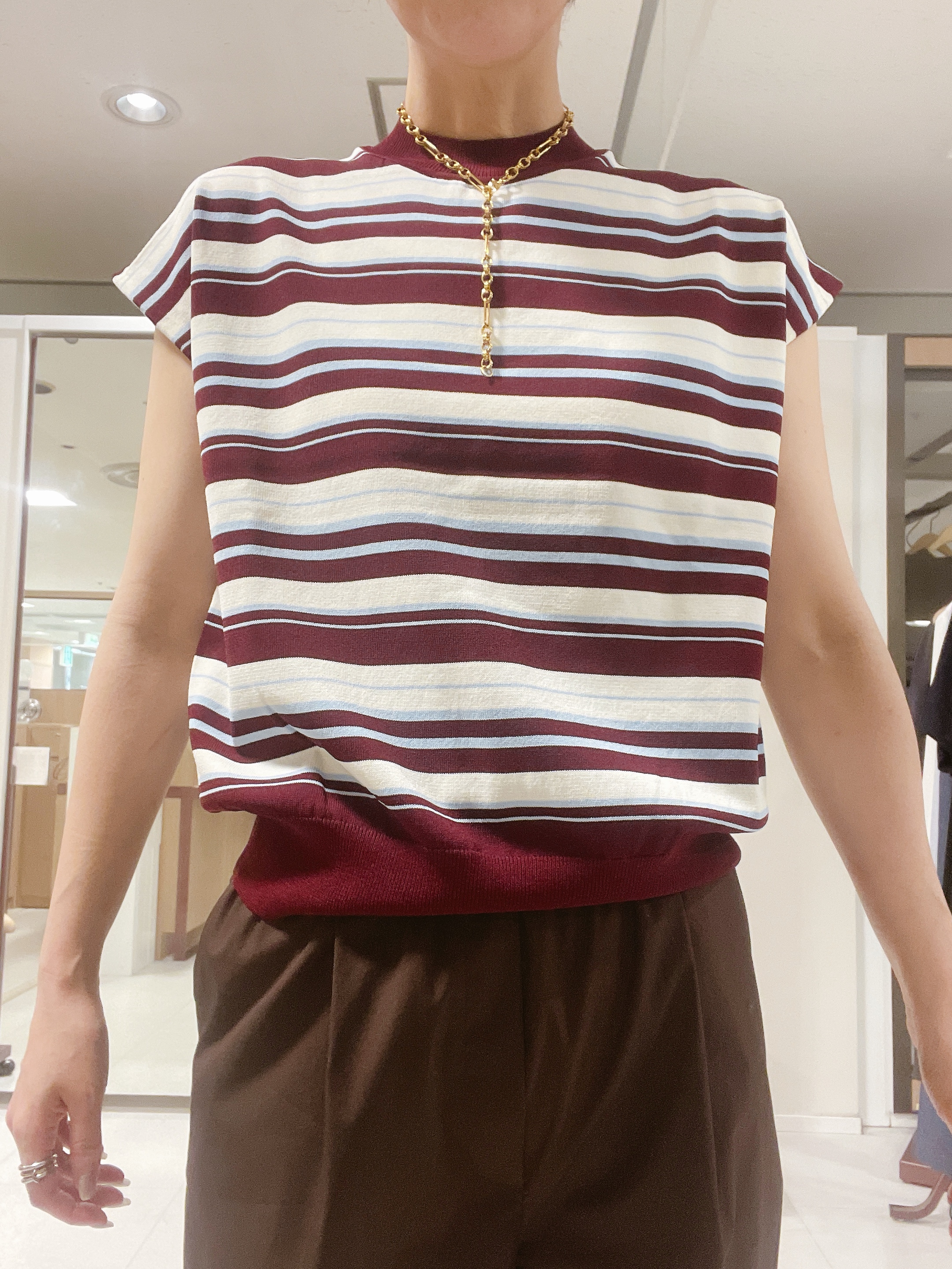 IWAMOさんの「UNTITLED｜◆【ウエストゴム】タフタワイドパンツ」を使ったコーディネート
