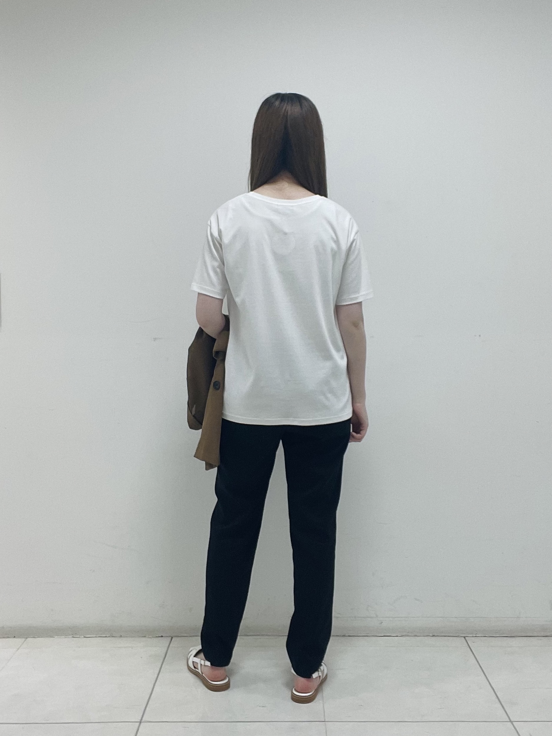 mさんの「INDIVI｜【洗える／メッシュ素材／SETUP可能】半袖シアージャケット」を使ったコーディネート