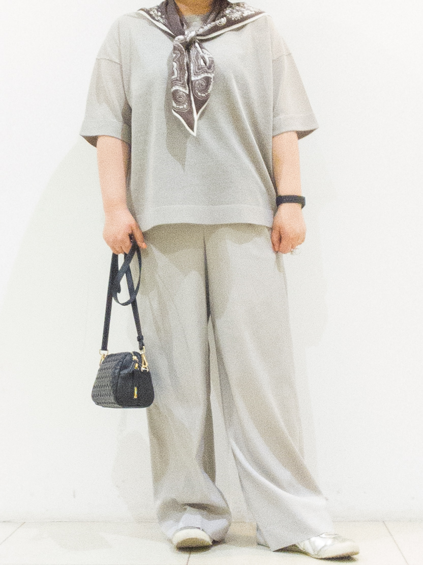takedaさんの「UNTITLED｜【アンサンブル可/Tシャツ風/ゆったり】リラックスニットトップス」を使ったコーディネート