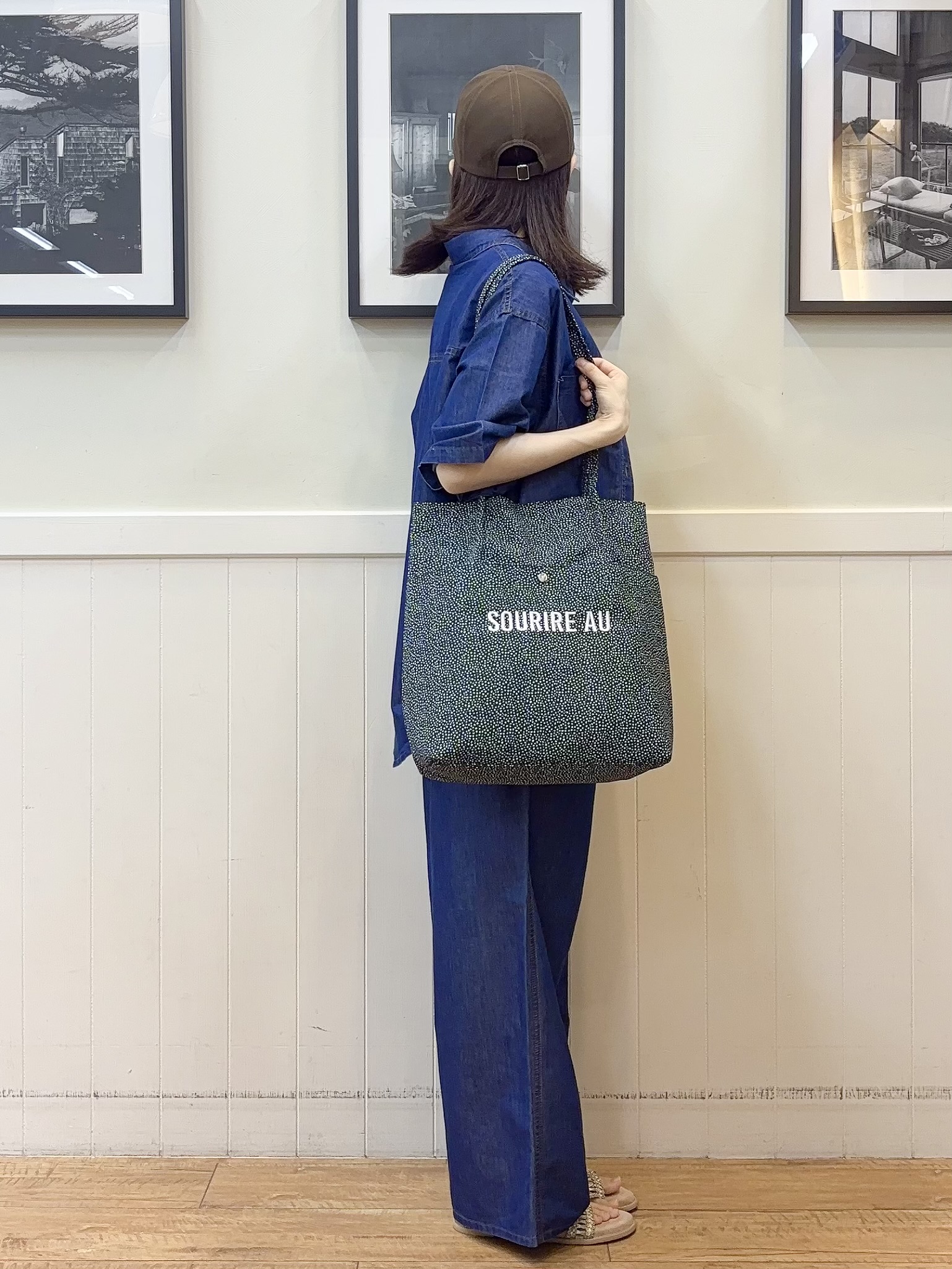 えぬさんの「SHOO･LA･RUE｜【前後2WAY/洗濯機可/S-LL】レースデザインタンクトップ」を使ったコーディネート