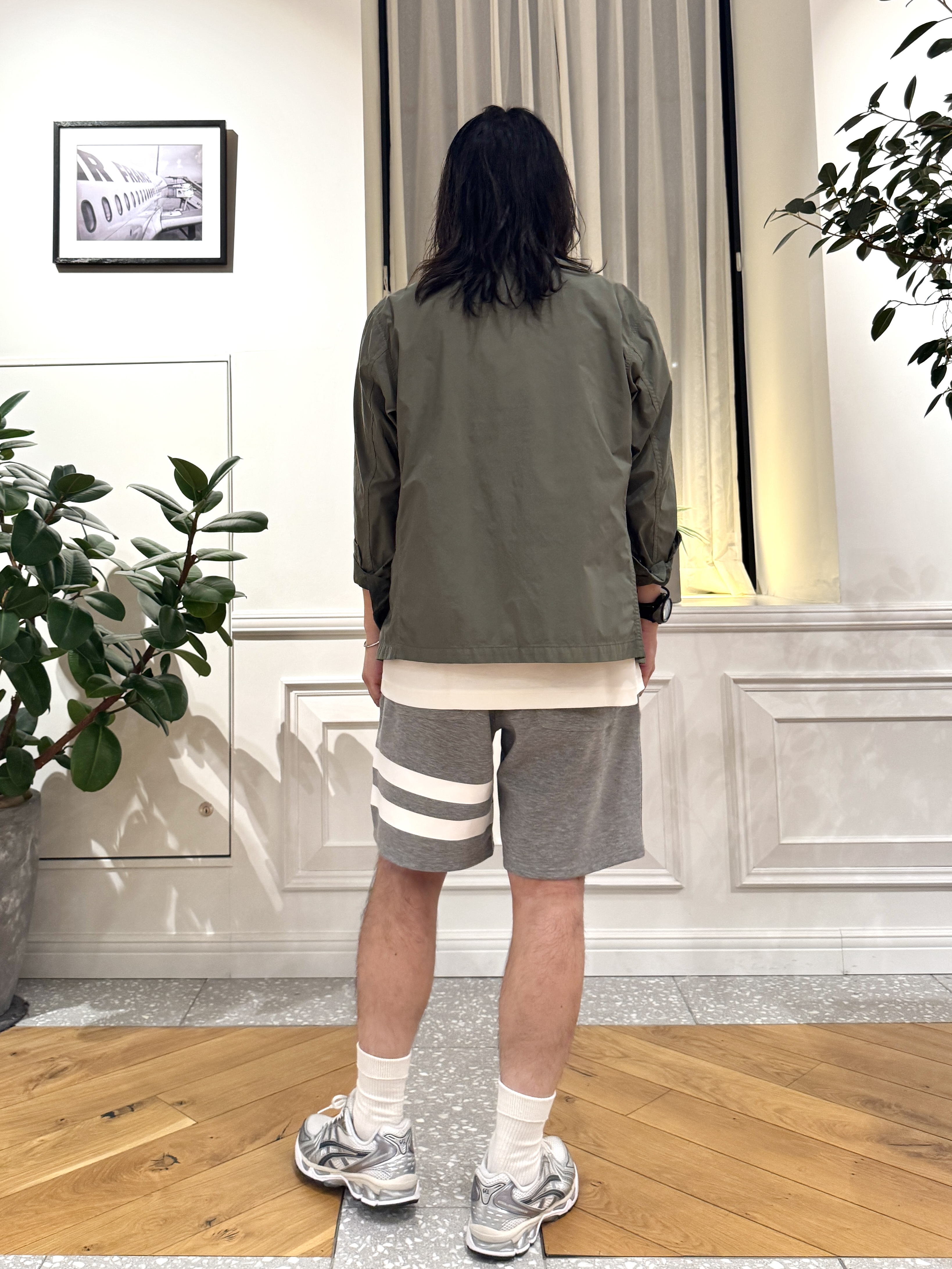 kawarataniさんの「DRESSTERIOR｜【接触冷感／抗菌防臭／消臭】ICE CLEAR COTTON フロッグオーバーフィットTシャツ」を使ったコーディネート