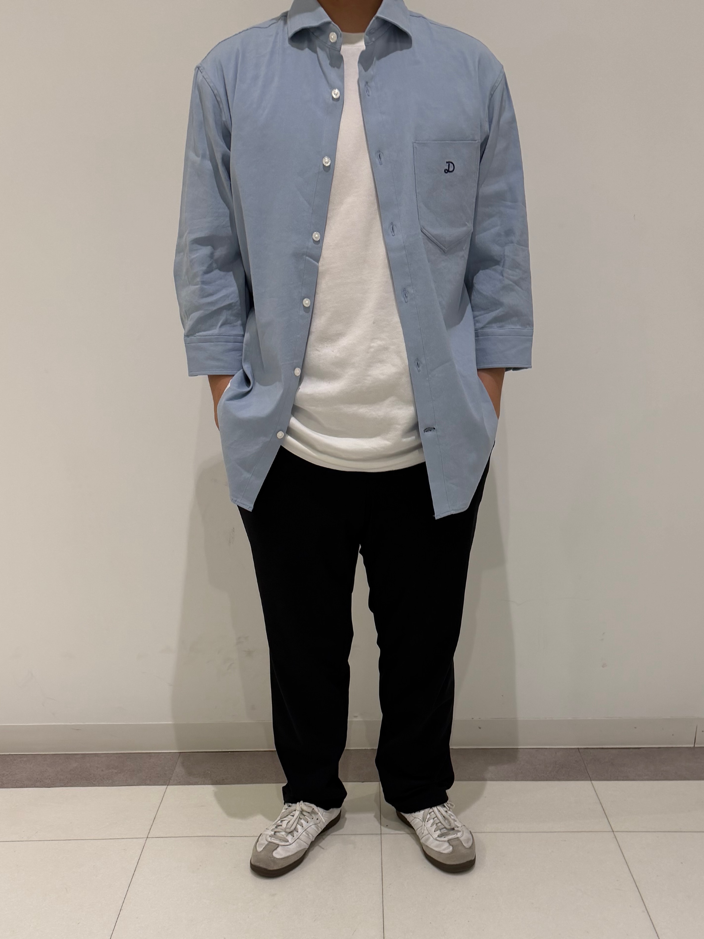 MATSUBARAさんの「DRESSTERIOR｜バイオリネン スリークオーターシャツ」を使ったコーディネート