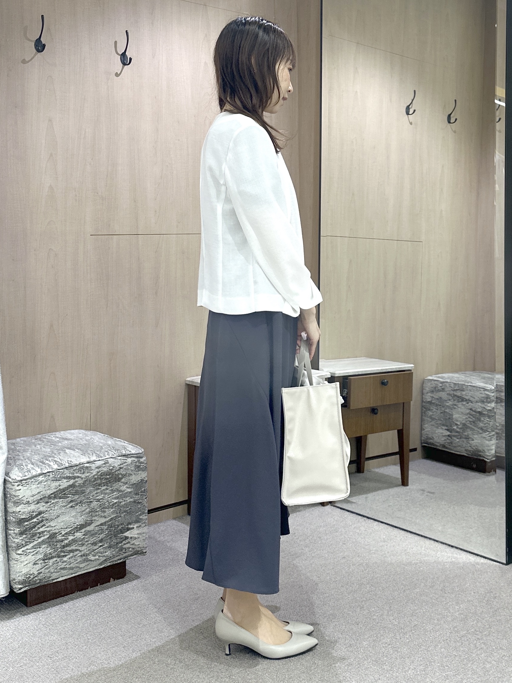Miwaさんの「UNTITLED｜【清涼感/洗える】ミニマルシルエットジャケット」を使ったコーディネート