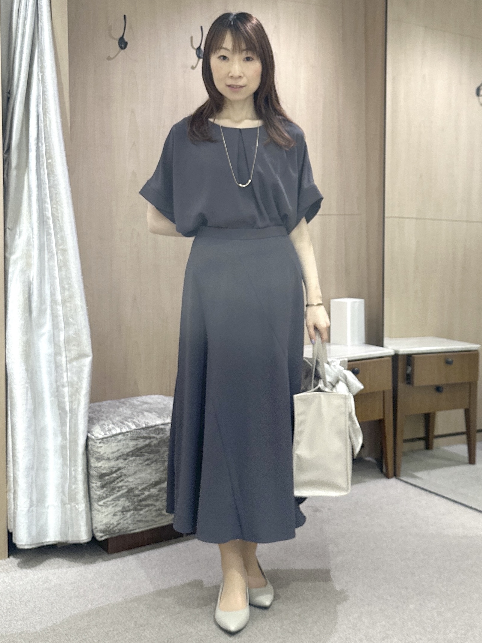 Miwaさんの「UNTITLED｜【清涼感/洗える】ミニマルシルエットジャケット」を使ったコーディネート