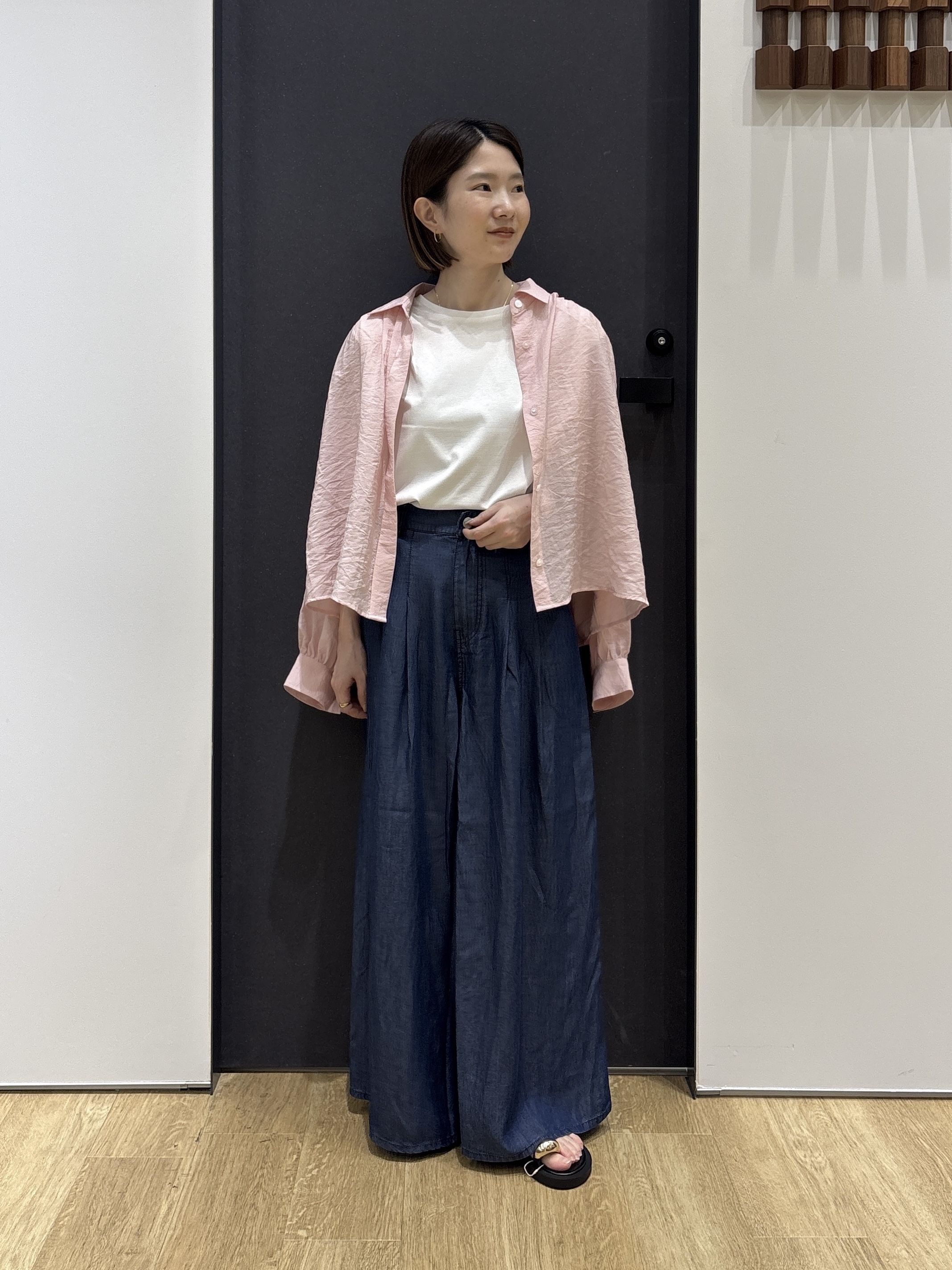 risaさんの「Dessin｜エアリーシアーブラウス」を使ったコーディネート