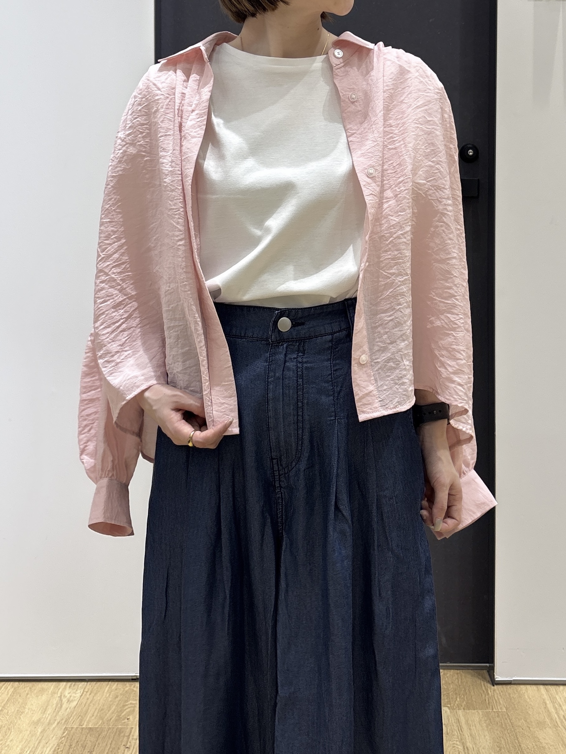 risaさんの「Dessin｜エアリーシアーブラウス」を使ったコーディネート