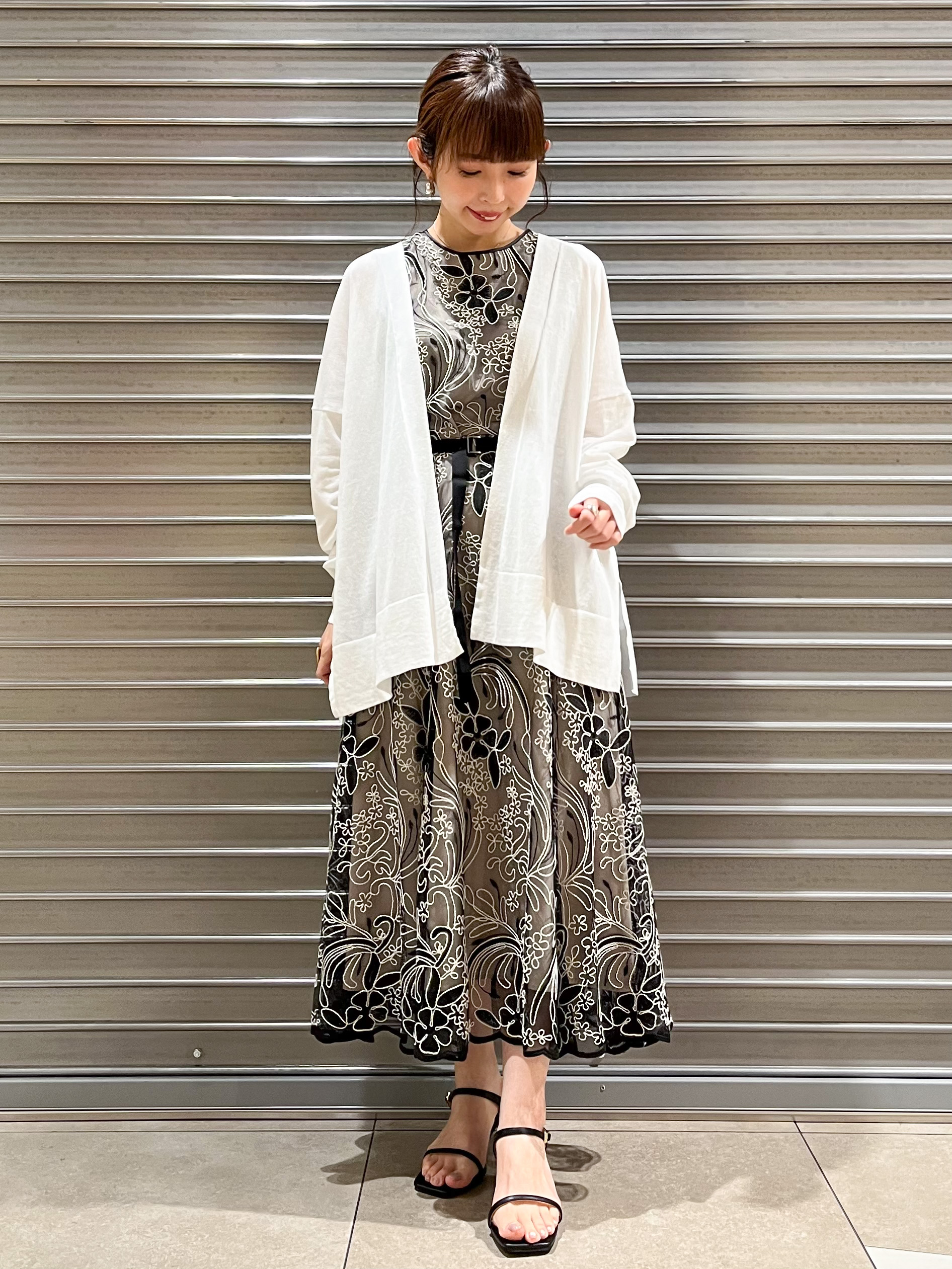 じゅんさんの「DRESSTERIOR｜◆【接触冷感/UVカット】ウォッシャブル スピンコットン カーディガン」を使ったコーディネート