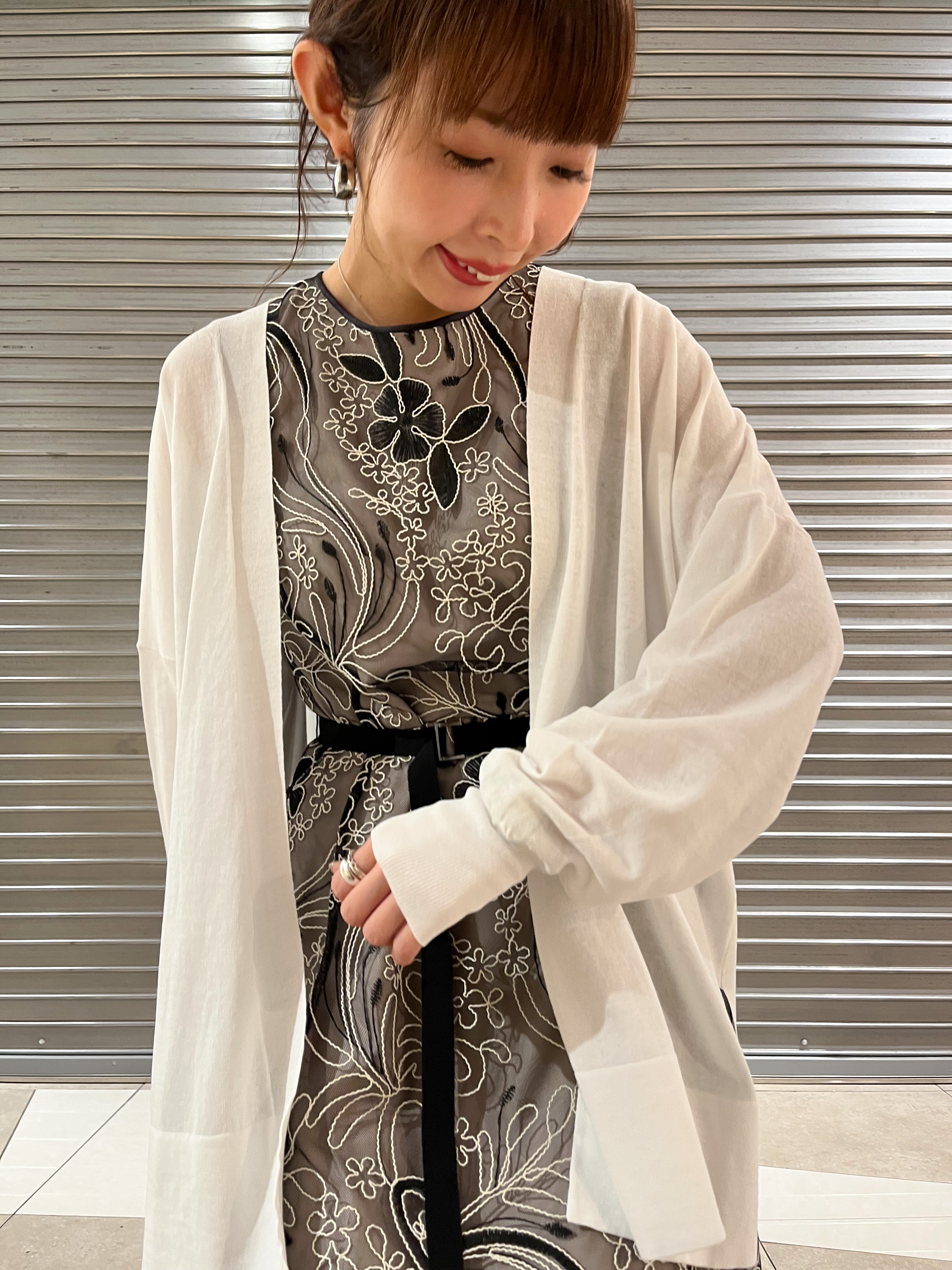 じゅんさんの「DRESSTERIOR｜◆【接触冷感/UVカット】ウォッシャブル スピンコットン カーディガン」を使ったコーディネート