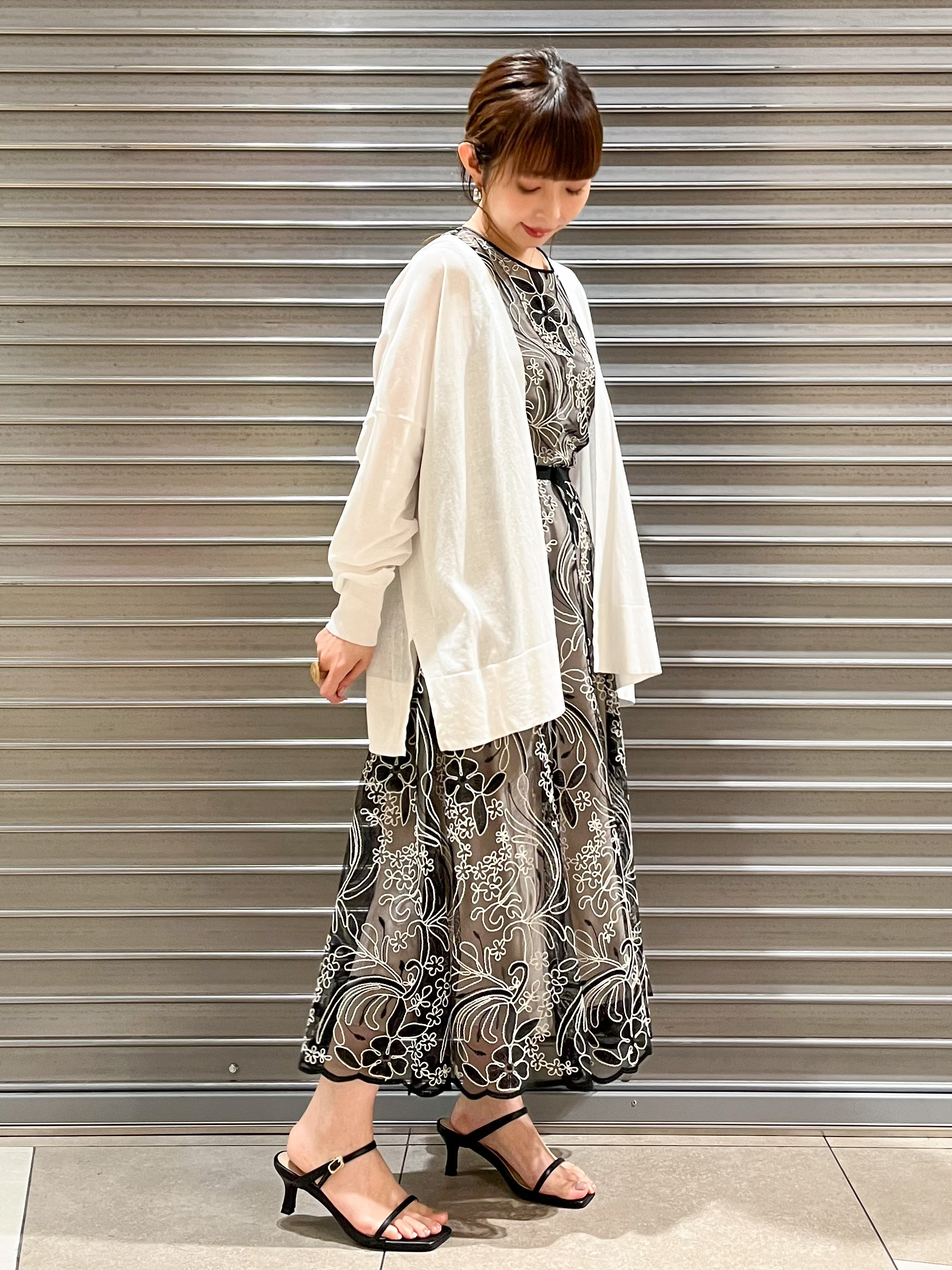 じゅんさんの「DRESSTERIOR｜◆【接触冷感/UVカット】ウォッシャブル スピンコットン カーディガン」を使ったコーディネート