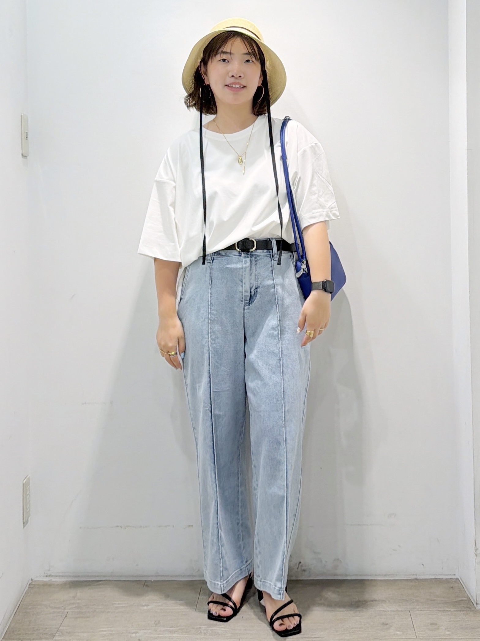 sumicaさんの「OPAQUE.CLIP｜【接触冷感】リラクシーカットソー《洗濯機OK》」を使ったコーディネート