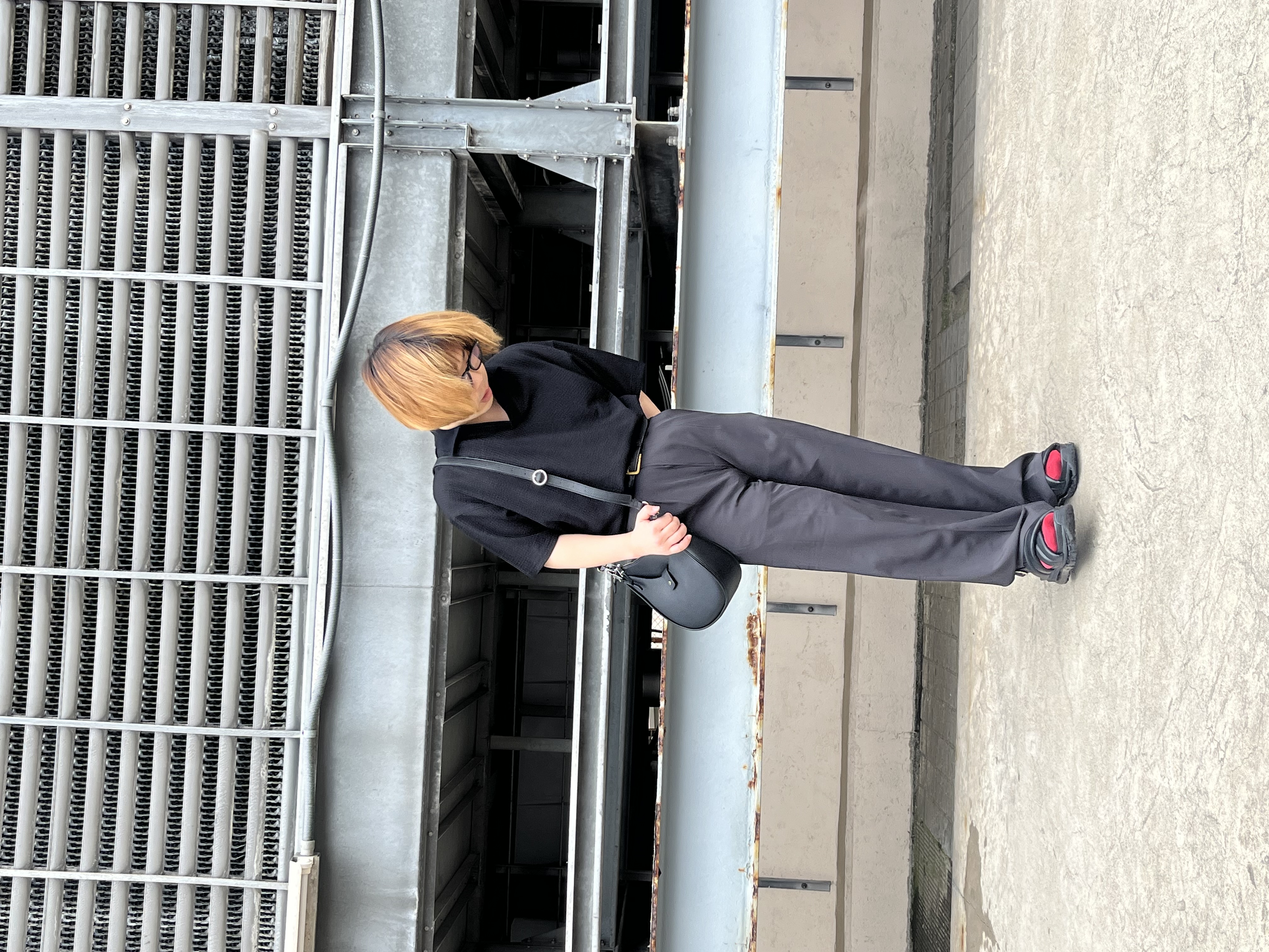 taigaさんの「tk.TAKEO KIKUCHI｜【接触冷感／ストレッチ】トロミワイドストレート」を使ったコーディネート